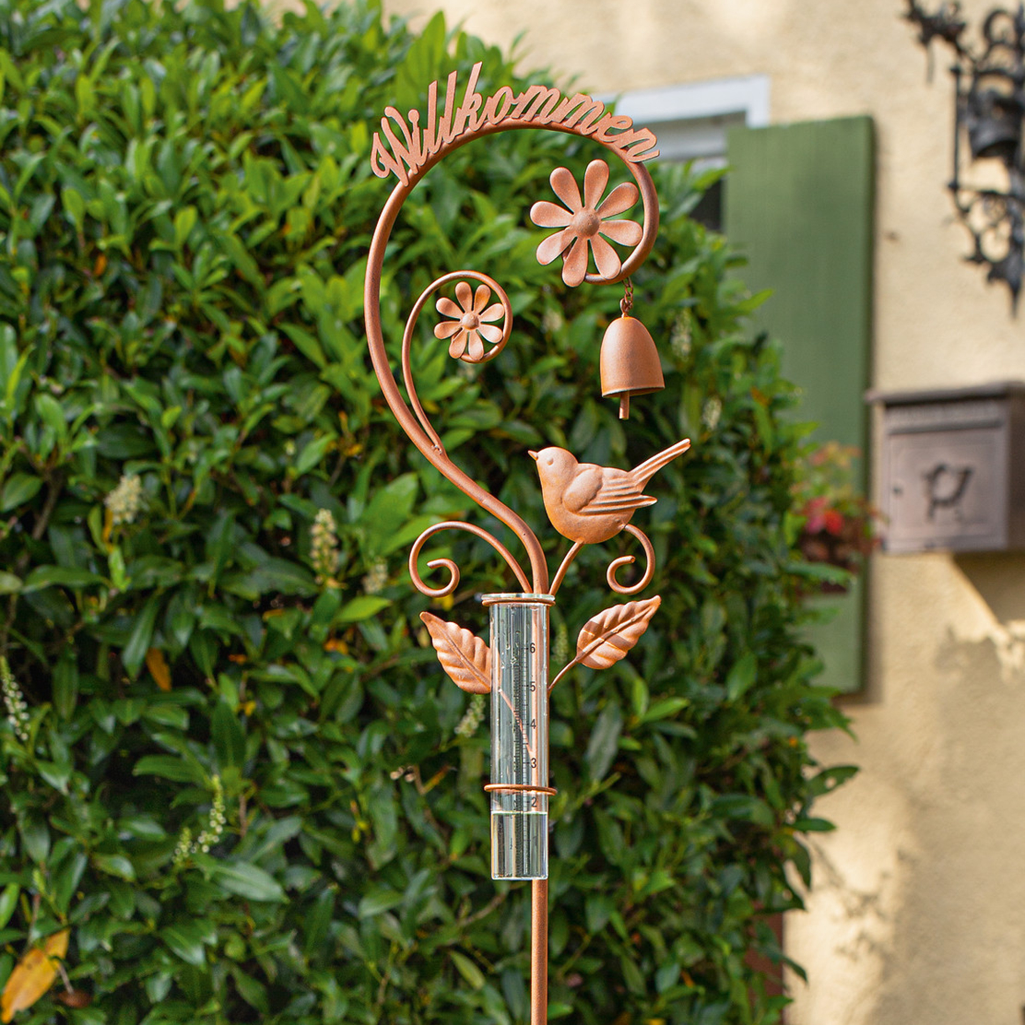 Gartenstecker "Regensammler"  im Frank Flechtwaren Online Shop kaufen