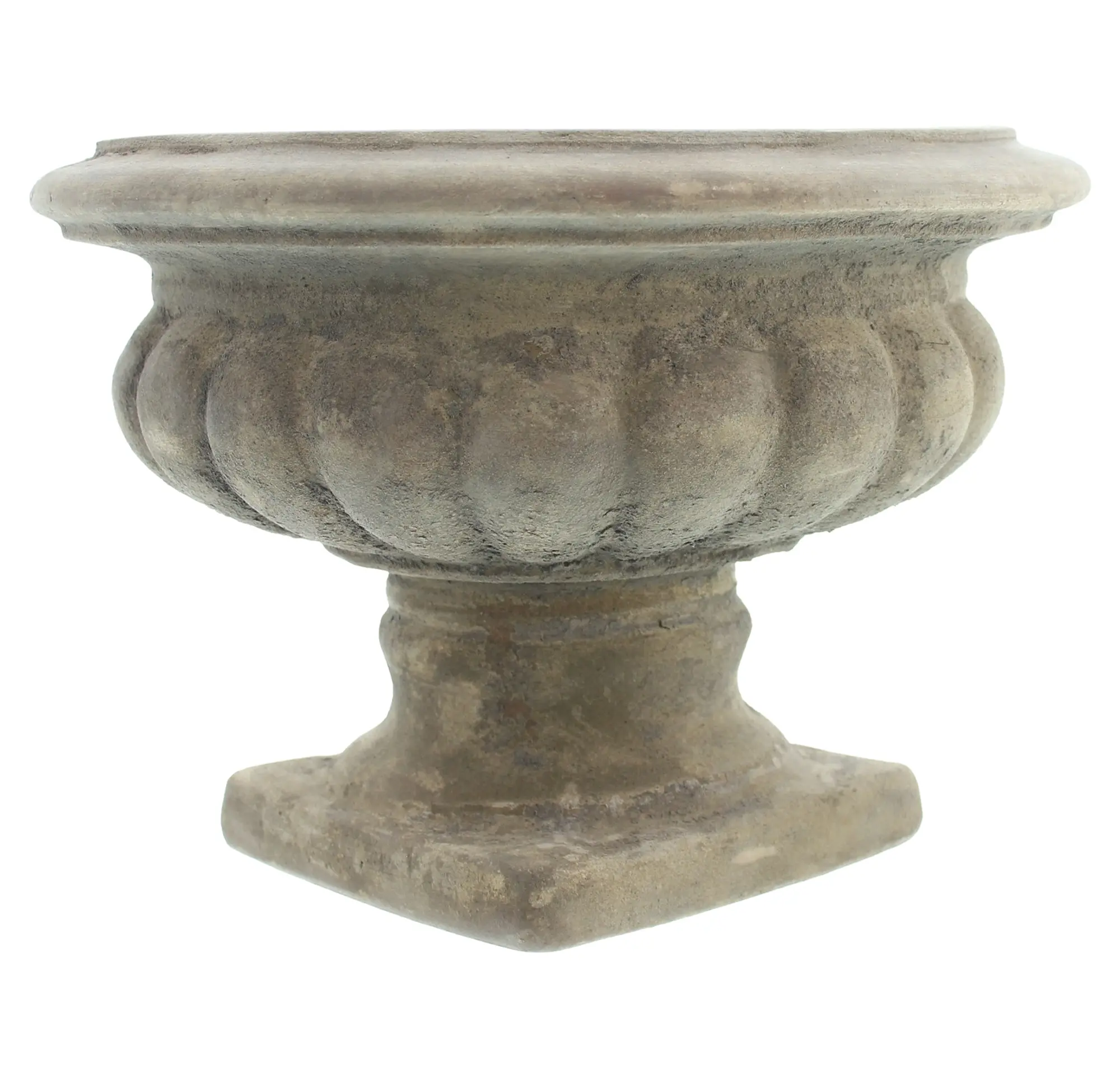 Pflanzer "Antik" mit Fuß  im Frank Flechtwaren Online Shop für Pflanztöpfe kaufen