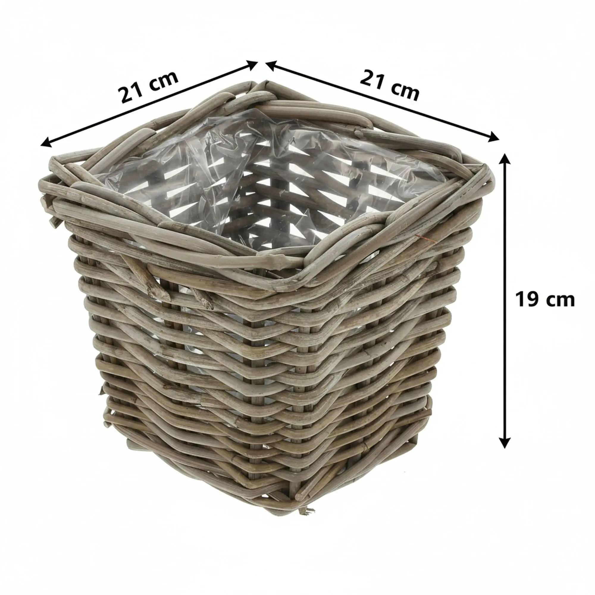 Pflanzer "Rattan", klein  im Frank Flechtwaren Online Shop für Bunter Ostergarten kaufen