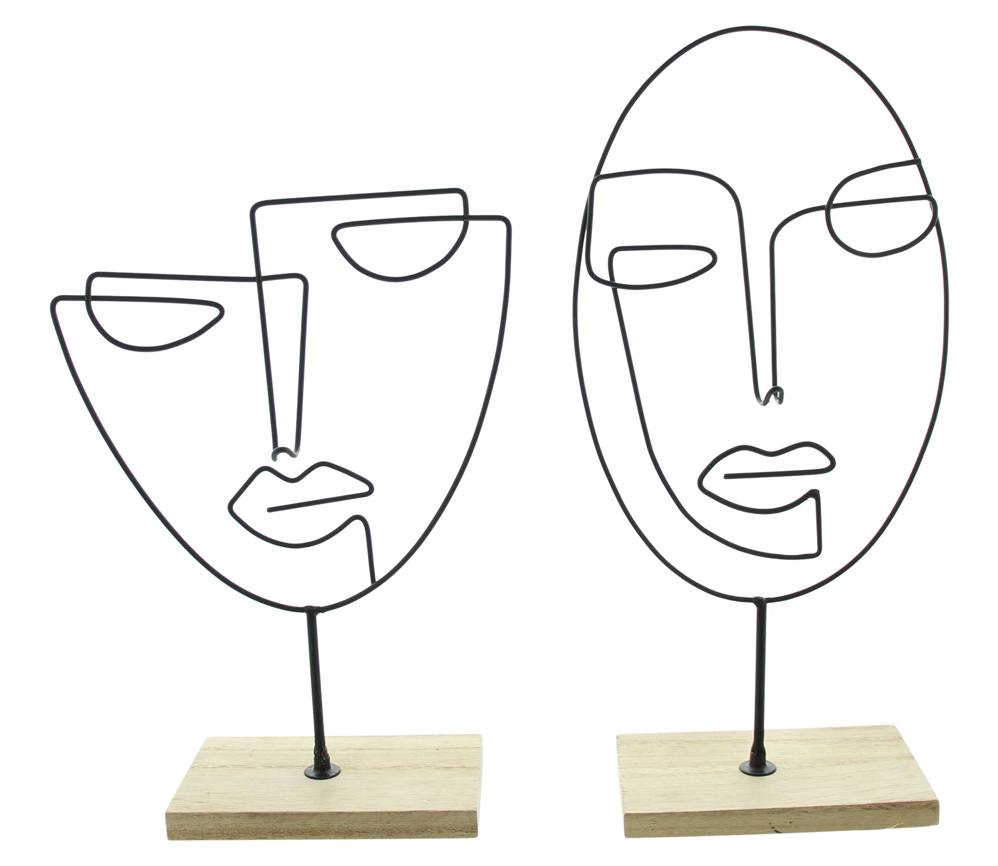 Metalldeko "Gesicht", 2er Set im Frank Flechtwaren Online Shop für Restposten kaufen Metalldeko "Gesicht", 2er Set im Frank Flechtwaren Online Shop für Restposten kaufen