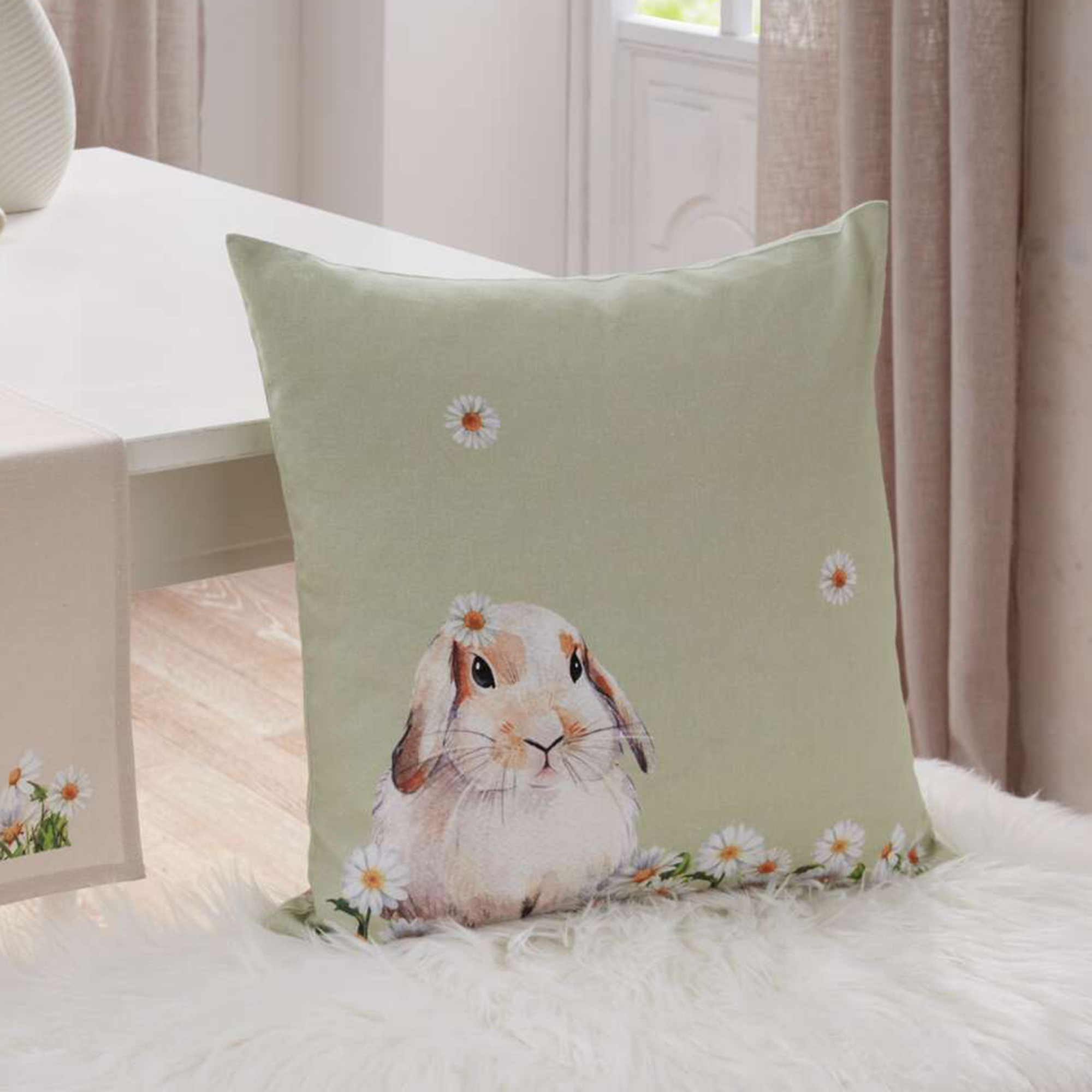 Kissenhülle "Blumenhase" im Frank Flechtwaren Online Shop für Ostern kaufen Kissenhülle "Blumenhase" im Frank Flechtwaren Online Shop für Ostern kaufen