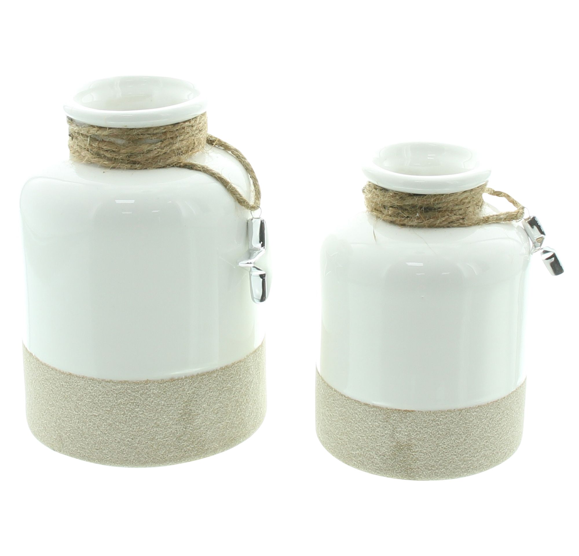 Dekovase "Silberstern", 2er Set im Frank Flechtwaren Online Shop für Weihnachten kaufen Dekovase "Silberstern", 2er Set im Frank Flechtwaren Online Shop für Weihnachten kaufen