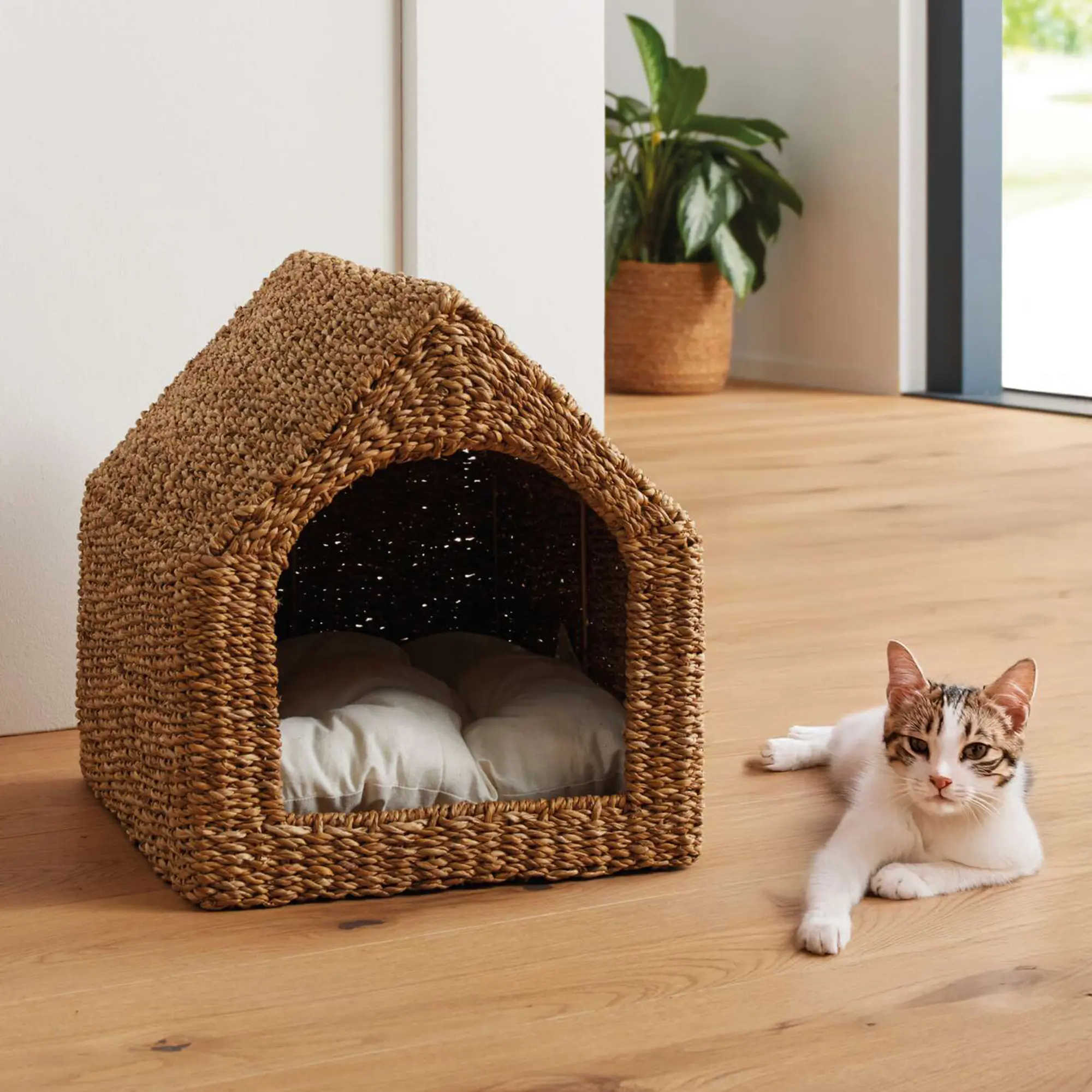 Tierhöhle "Häuschen"  im Frank Flechtwaren Online Shop kaufen
