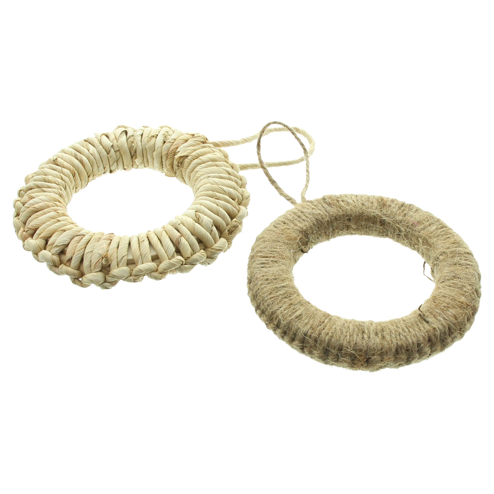 Hänger "Natur", 2er Set  im Frank Flechtwaren Online Shop für DIY - Zubehör kaufen