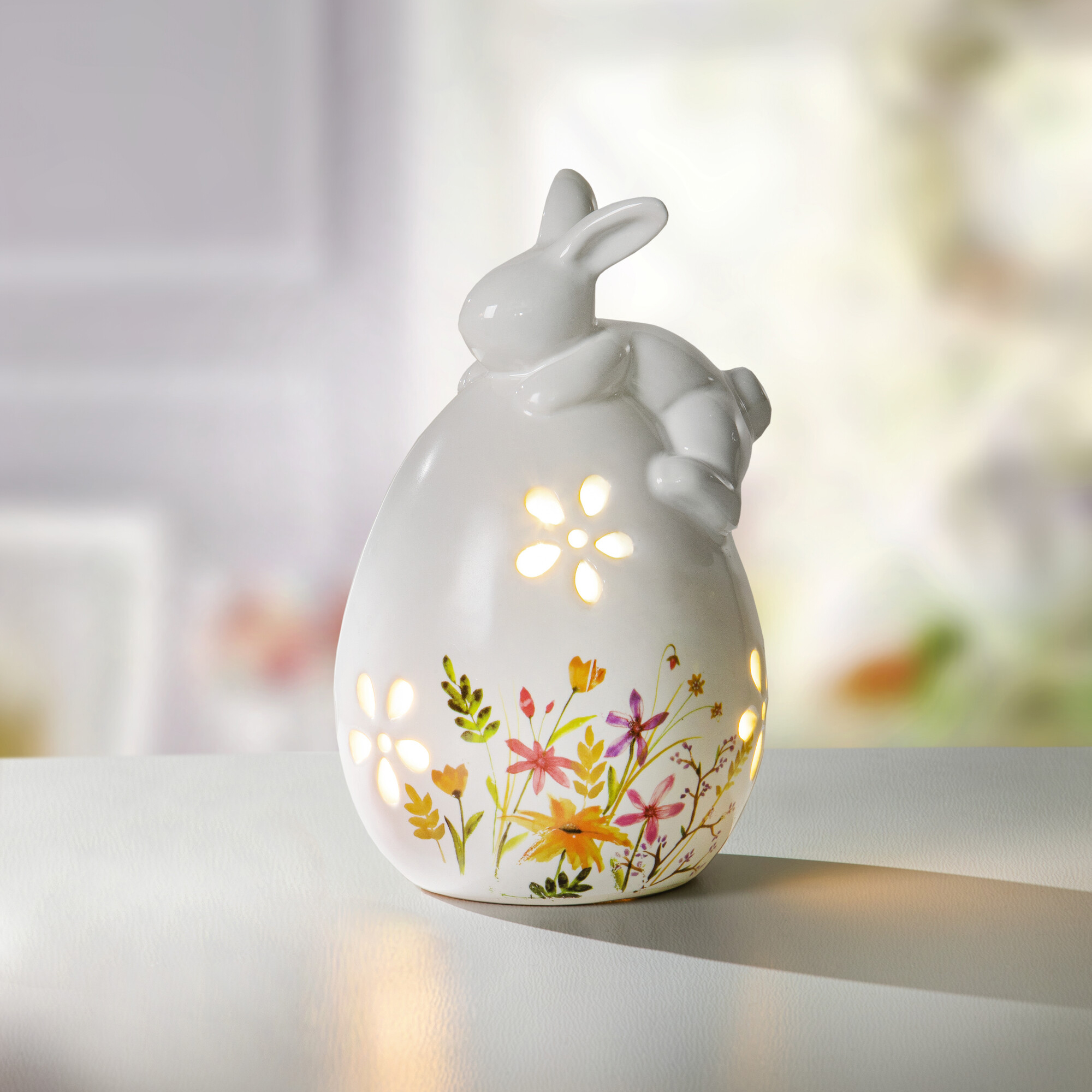 LED-Ei "Blumenwiese"  im Frank Flechtwaren Online Shop kaufen