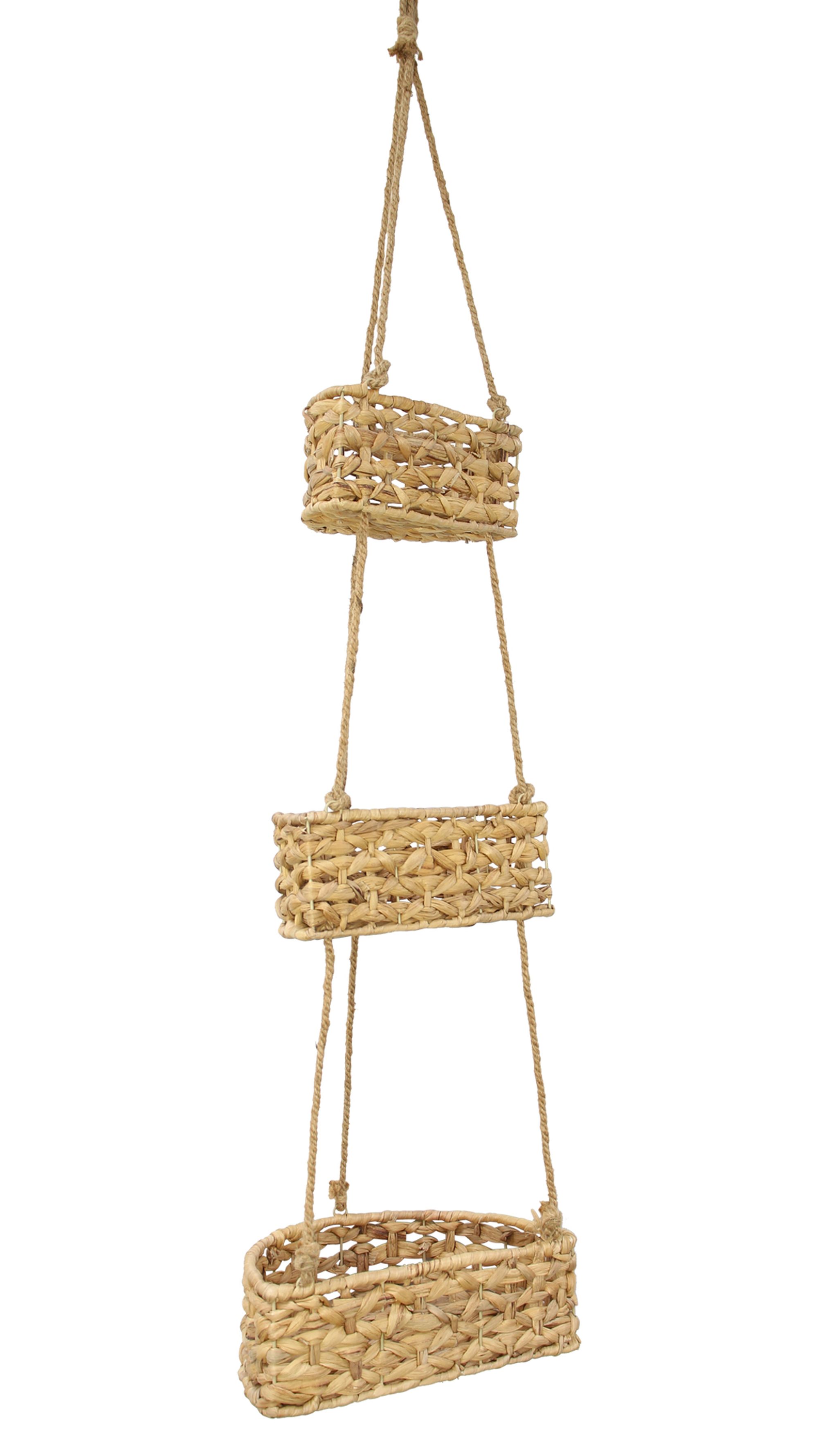 Hänge-Etagere "Wasserhyazinthe" im Frank Flechtwaren Online Shop für Dekoschalen & -etageren kaufen Hänge-Etagere "Wasserhyazinthe" im Frank Flechtwaren Online Shop für Dekoschalen & -etageren kaufen