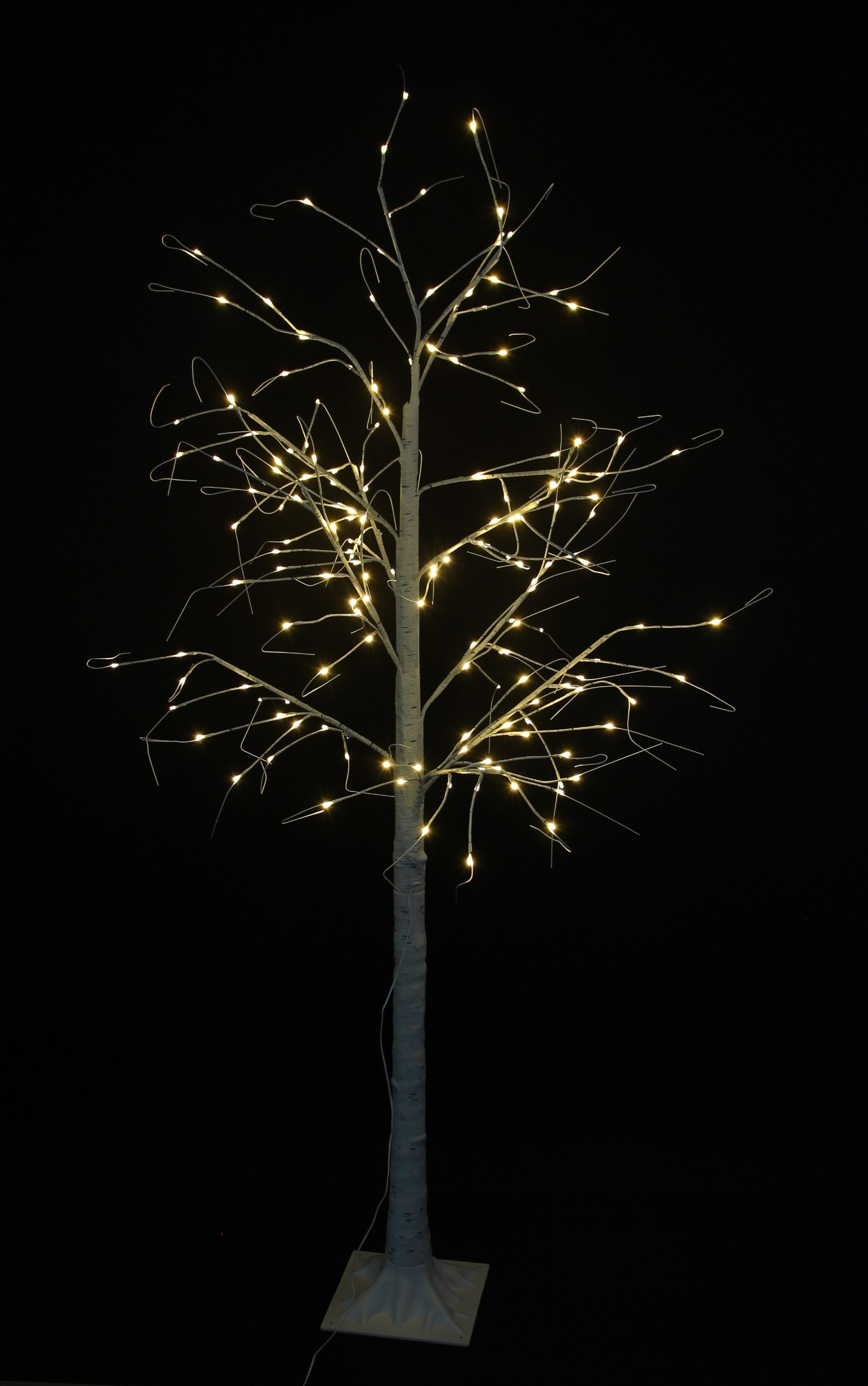 Großer LED-Baum "White Christmas"  im Frank Flechtwaren Online Shop für Weihnachtliche LED-Deko kaufen