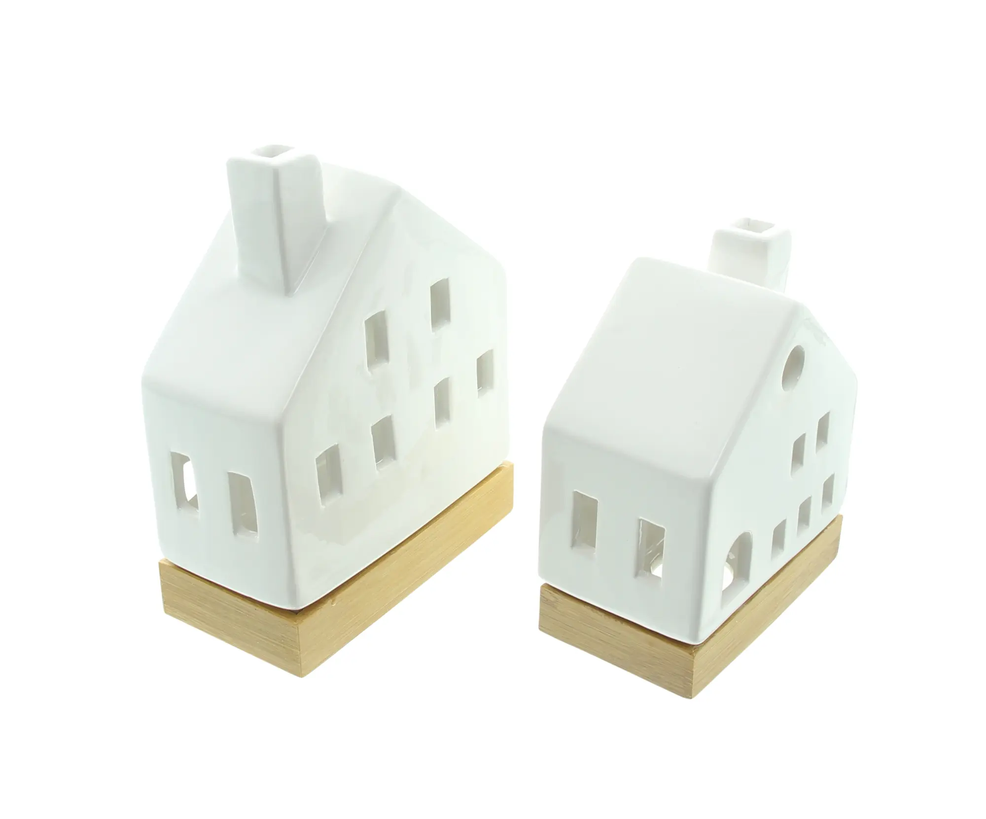 LED-Haus "White", 2er Set im Frank Flechtwaren Online Shop für Ostern kaufen LED-Haus "White", 2er Set im Frank Flechtwaren Online Shop für Ostern kaufen