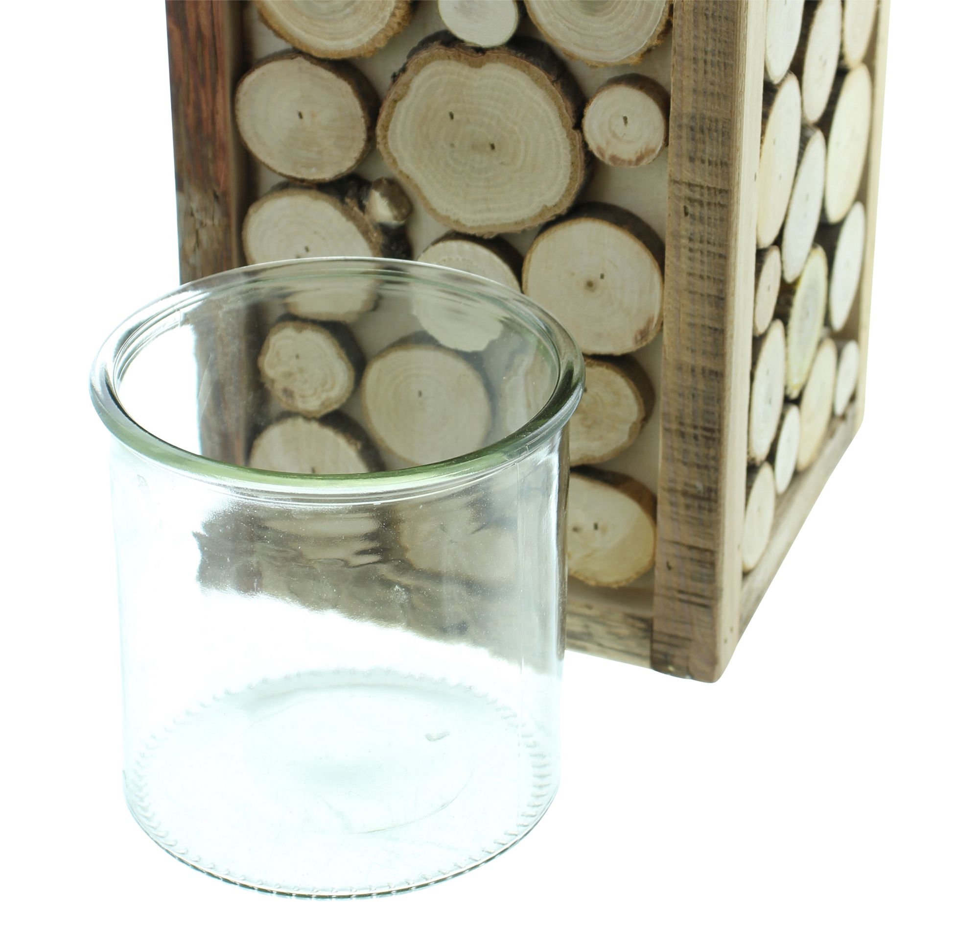 Windlichtsäule "Holzscheibchen" im Frank Flechtwaren Online Shop für Ostern kaufen Windlichtsäule "Holzscheibchen" im Frank Flechtwaren Online Shop für Ostern kaufen