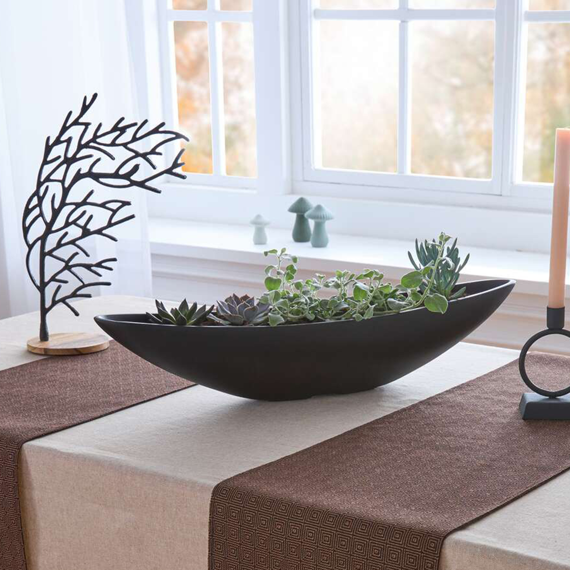 Schale "Modern"  im Frank Flechtwaren Online Shop für Dekoschalen &amp; -etageren kaufen