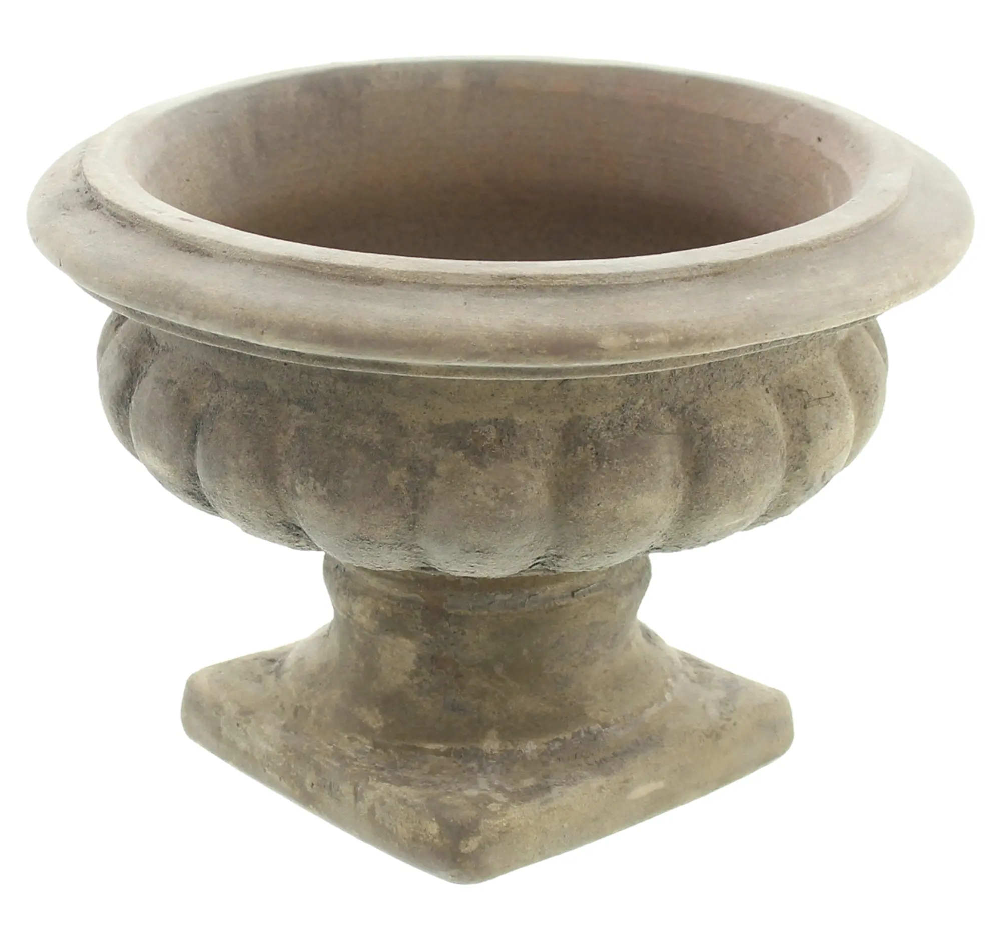 Pflanzer "Antik" mit Fuß  im Frank Flechtwaren Online Shop für Pflanztöpfe kaufen