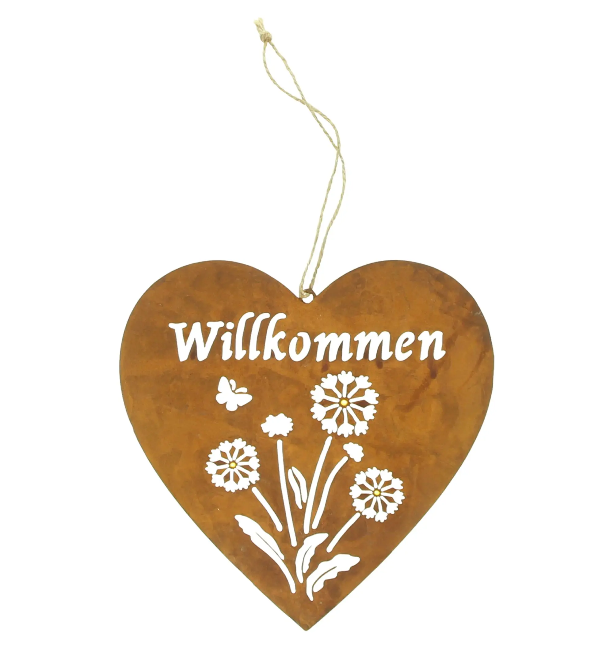 Herzhänger "Willkommen" im Frank Flechtwaren Online Shop für Ostern kaufen Herzhänger "Willkommen" im Frank Flechtwaren Online Shop für Ostern kaufen