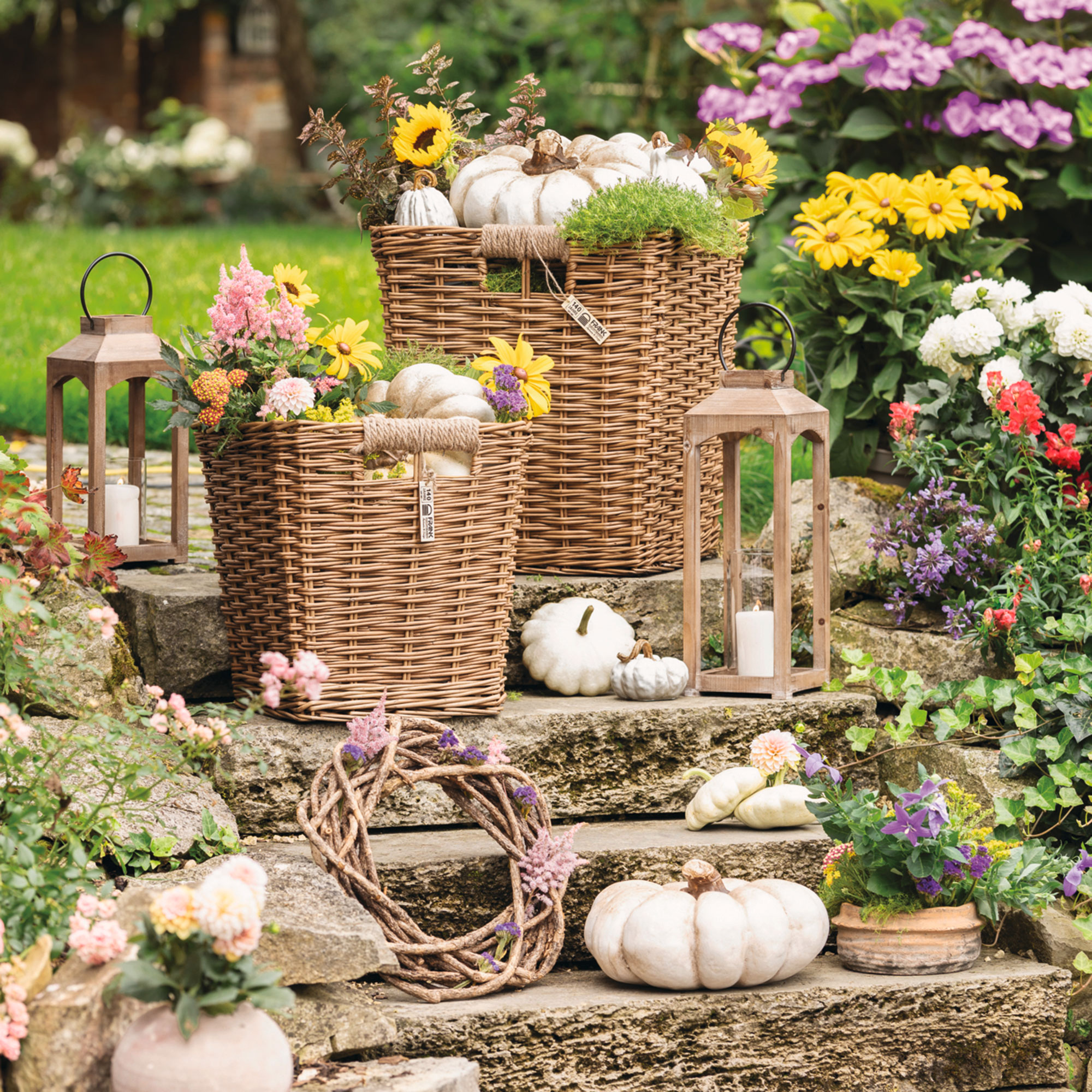 Universalkorb "Vollweide", 2er Set  im Frank Flechtwaren Online Shop für Füllkörbe &amp; Universalkörbe kaufen
