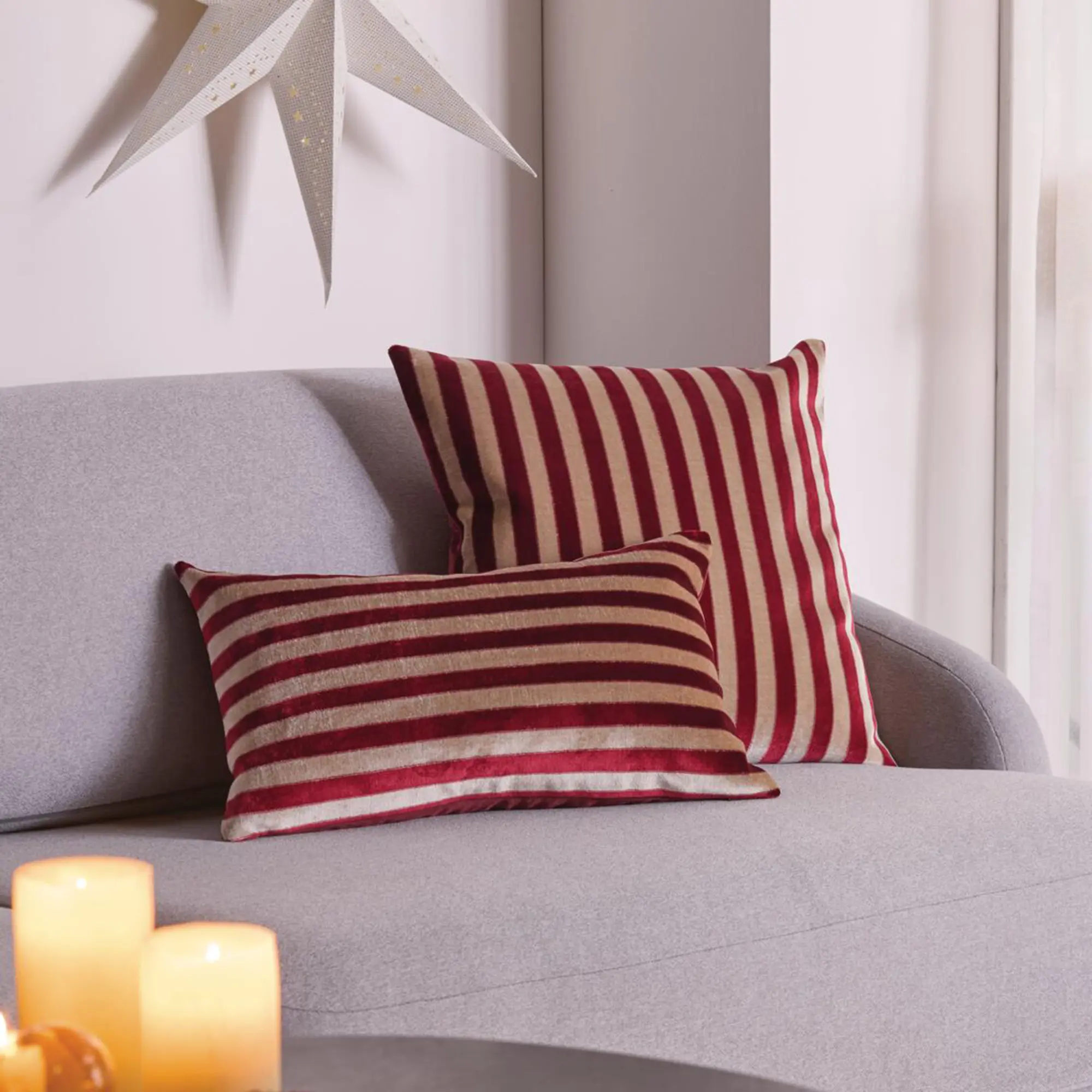 Kissenhülle "Look of Christmas", 2er Set  im Frank Flechtwaren Online Shop für Weihnachtliche Kissen &amp; Kissenhüllen kaufen