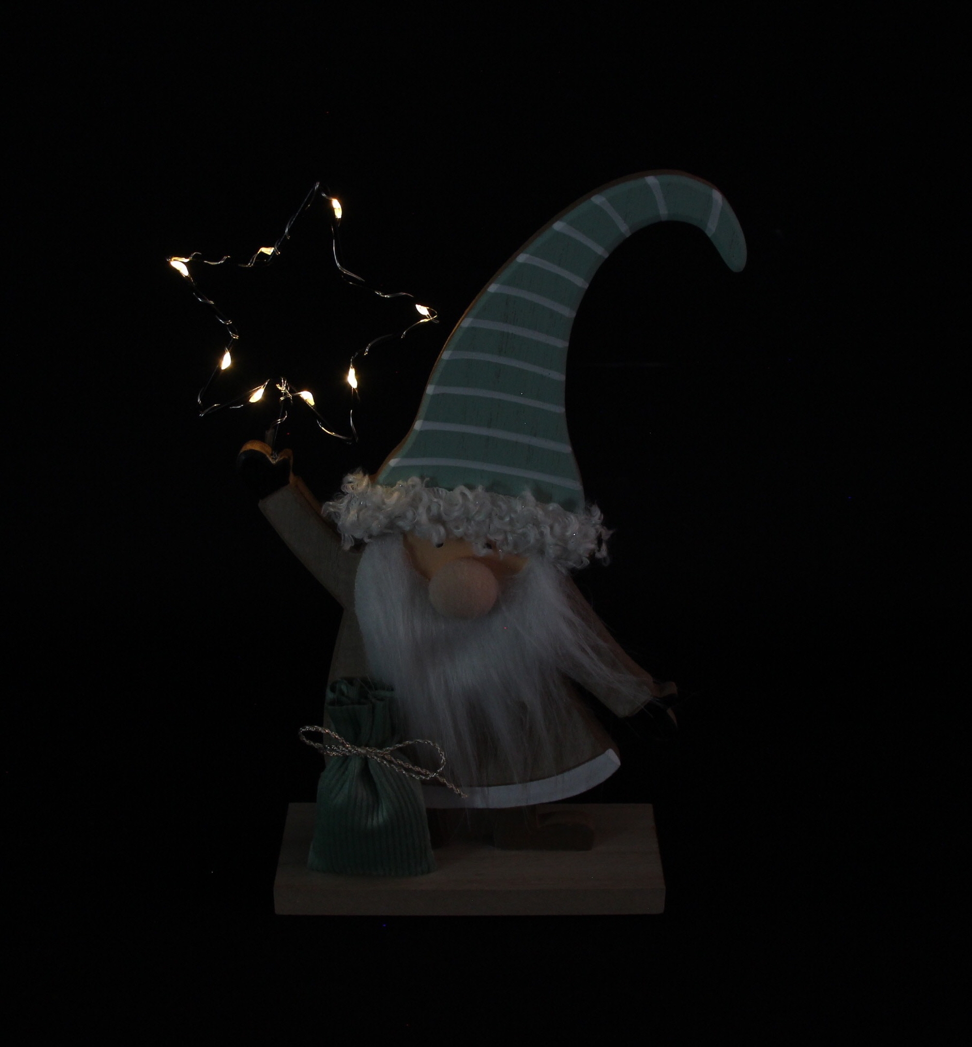 Wichtel "LED Stern"  im Frank Flechtwaren Online Shop für LED-Deko kaufen