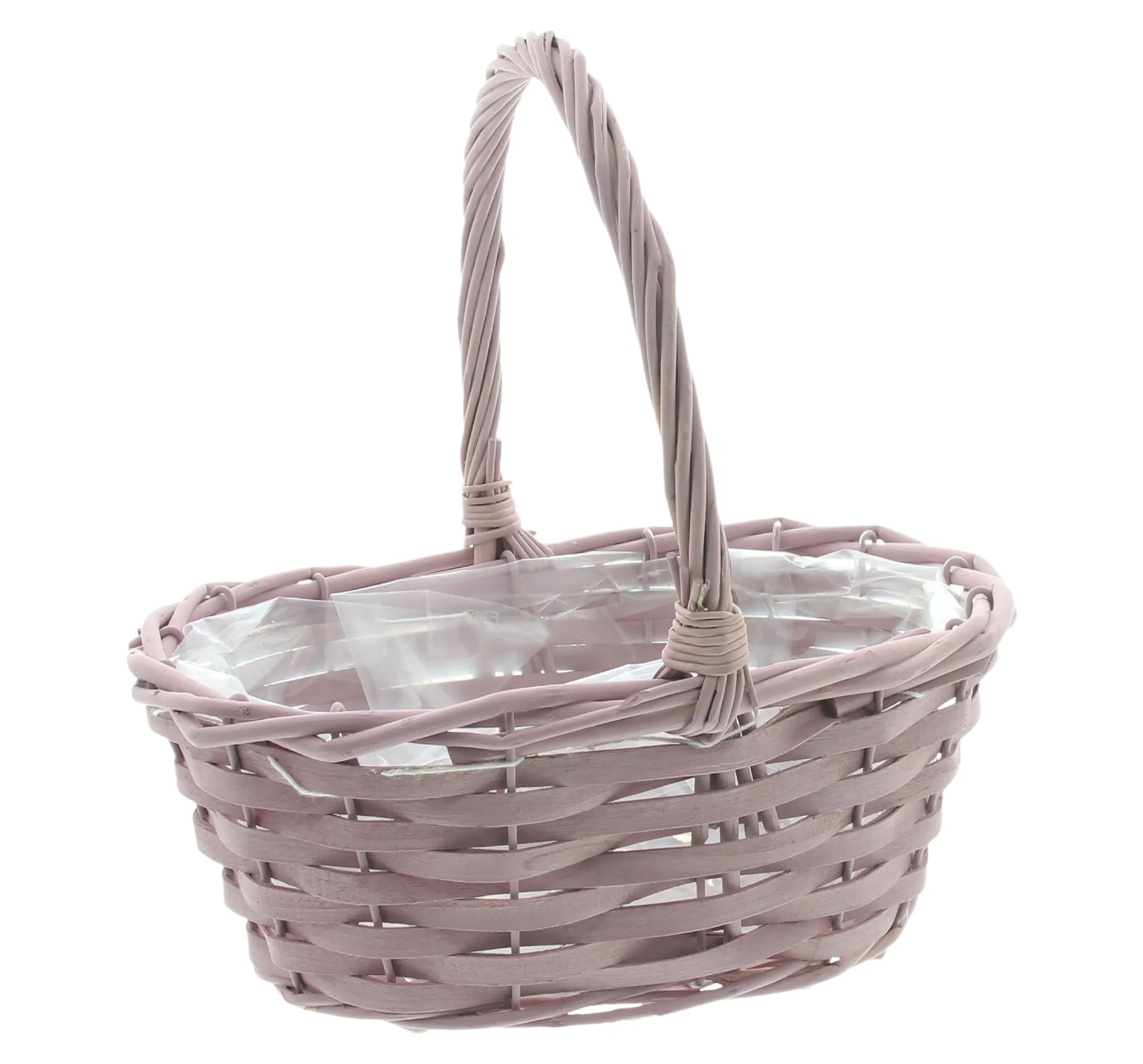 Bügelkörbchen "Zartrosa"  im Frank Flechtwaren Online Shop für Pastelltöne kaufen