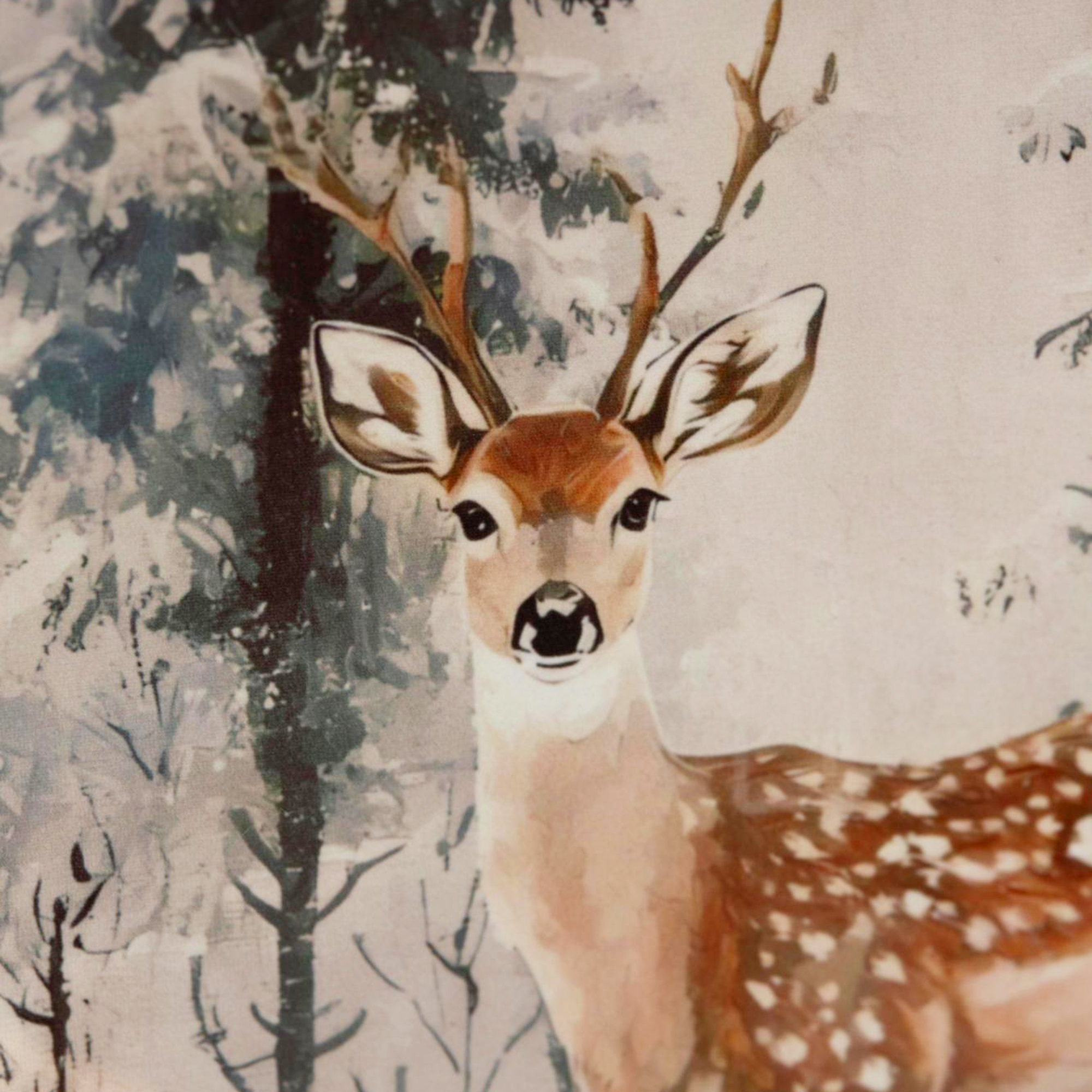 Tischläufer "Winterhirsch"  im Frank Flechtwaren Online Shop für Weihnachtliche Tischwäsche kaufen