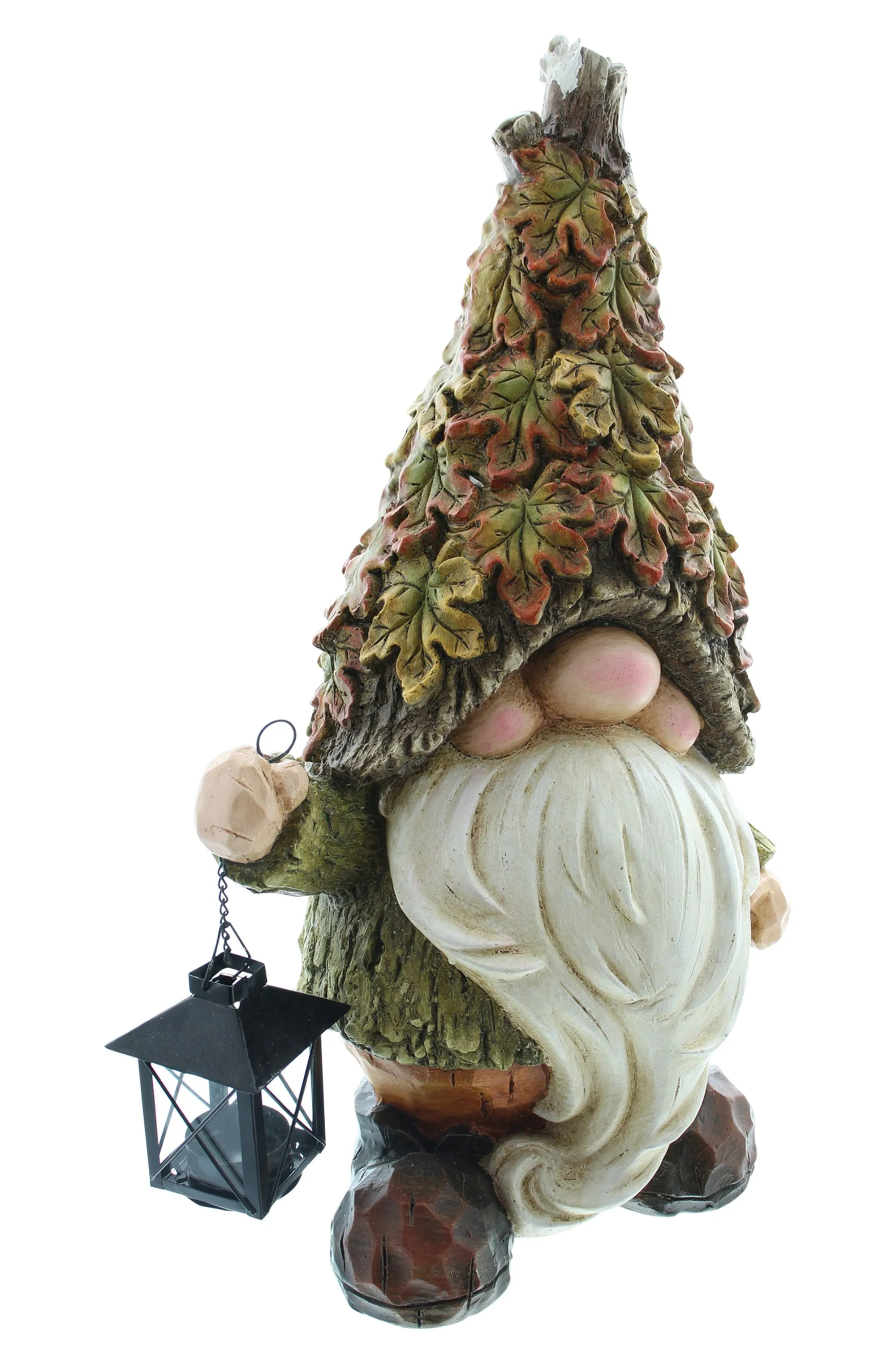 Wichtel "Herbst" mit Laterne  im Frank Flechtwaren Online Shop für Herbstliche Dekofiguren kaufen