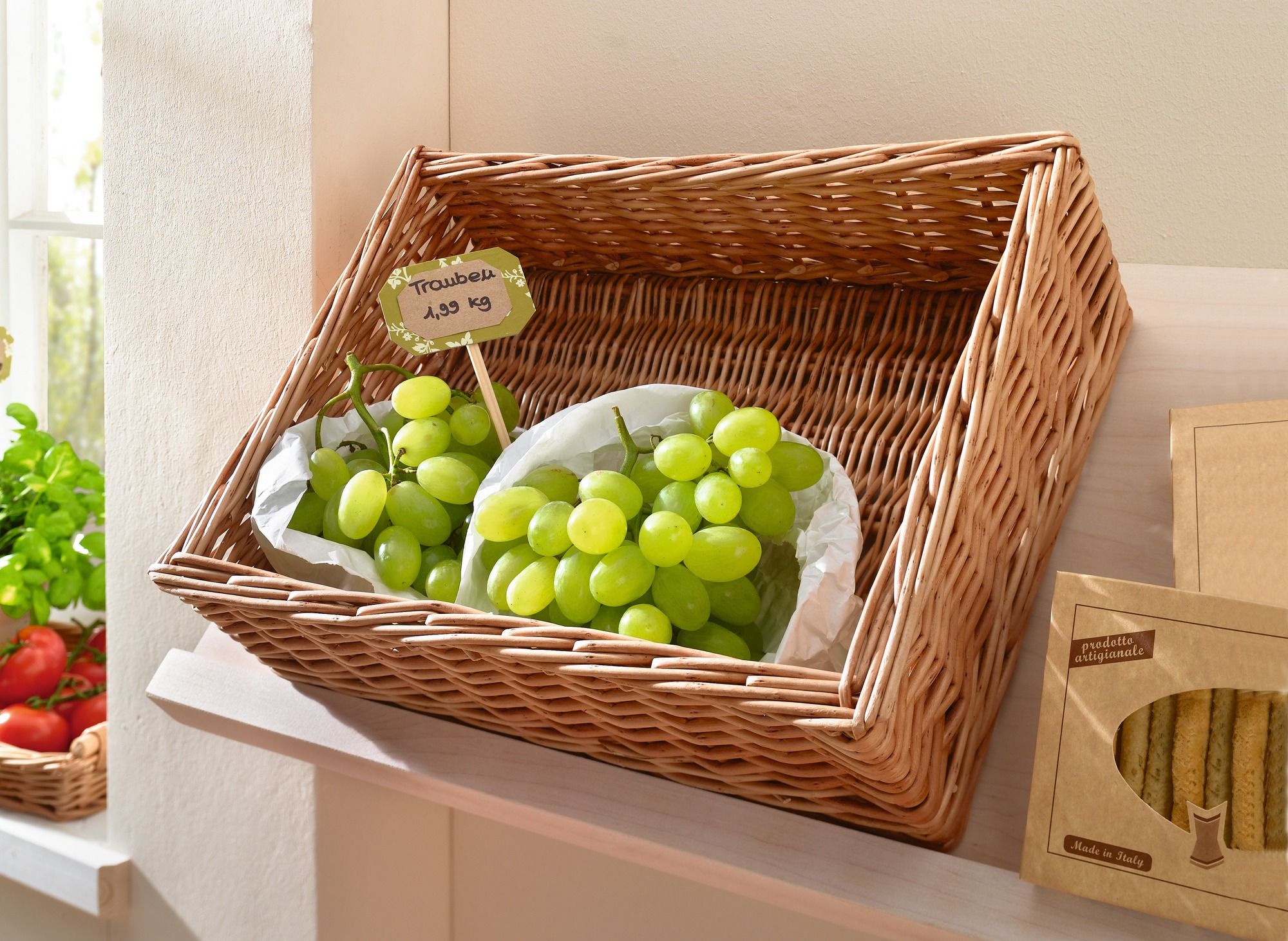 Regalkorb "Natur"  im Frank Flechtwaren Online Shop kaufen