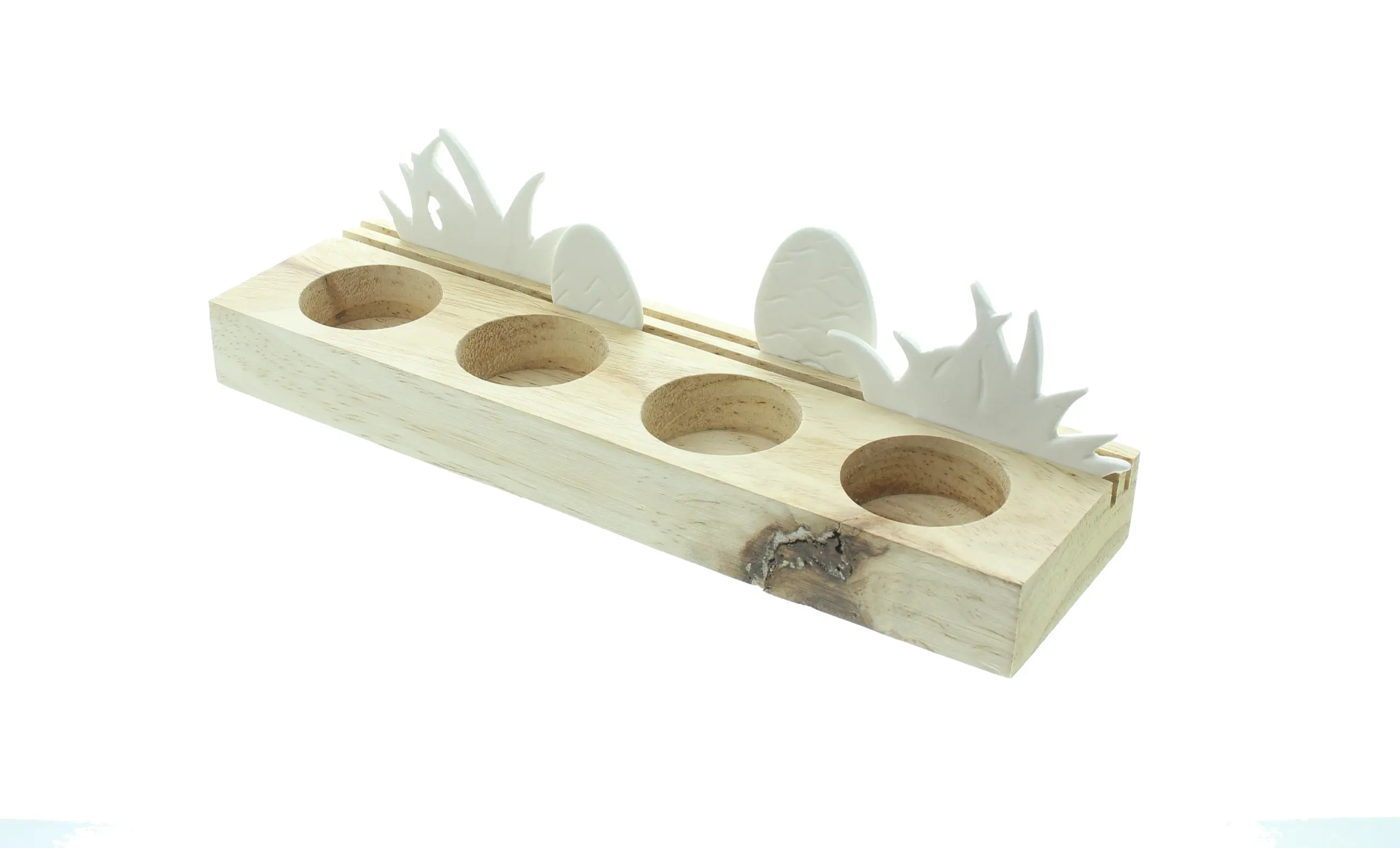 Teelichthalter "Osterwiese", B-Ware  im Frank Flechtwaren Online Shop für Osterlichter kaufen