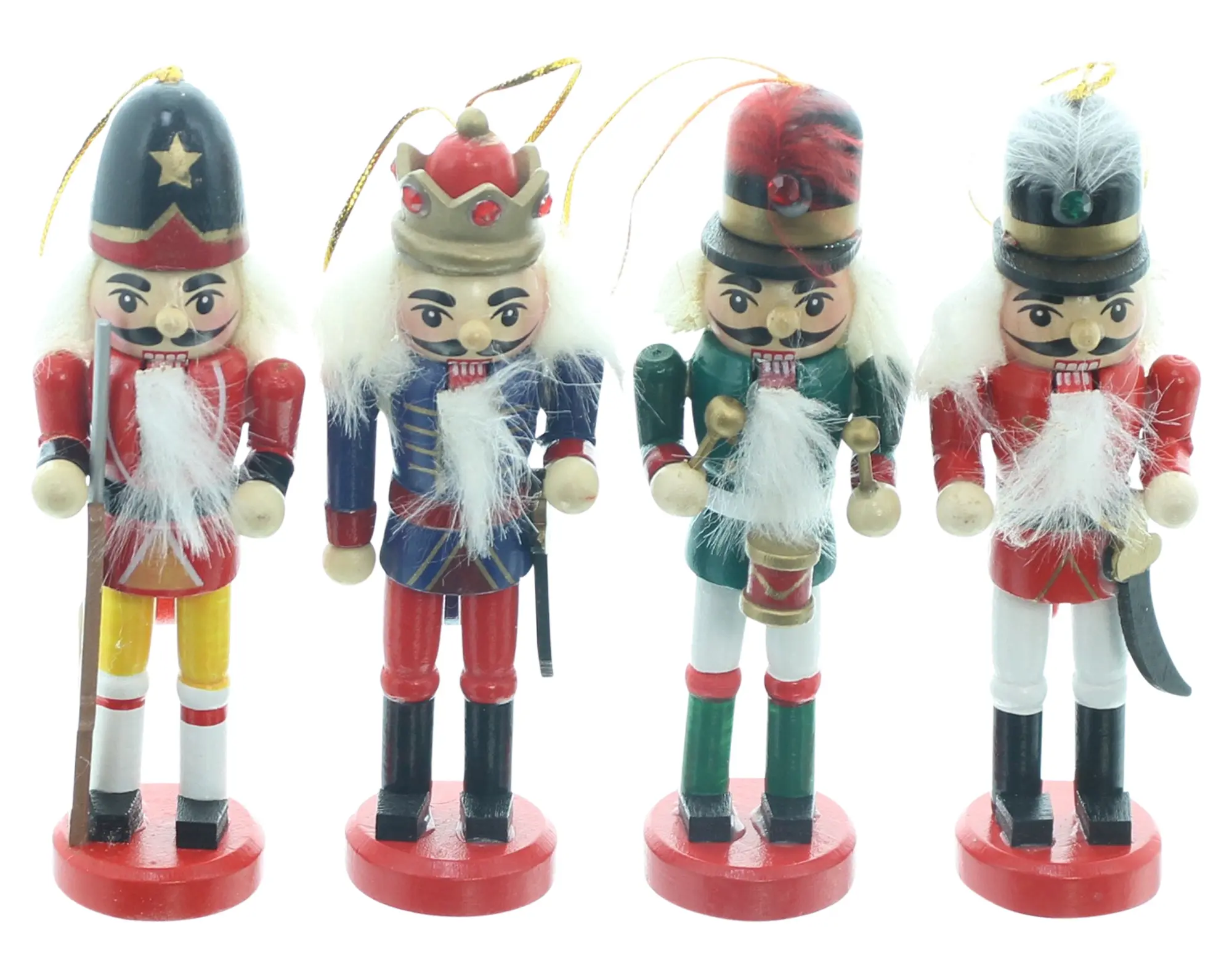 Hänger "Nussknacker", 4er Set im Frank Flechtwaren Online Shop für Dekohänger kaufen Hänger "Nussknacker", 4er Set im Frank Flechtwaren Online Shop für Dekohänger kaufen