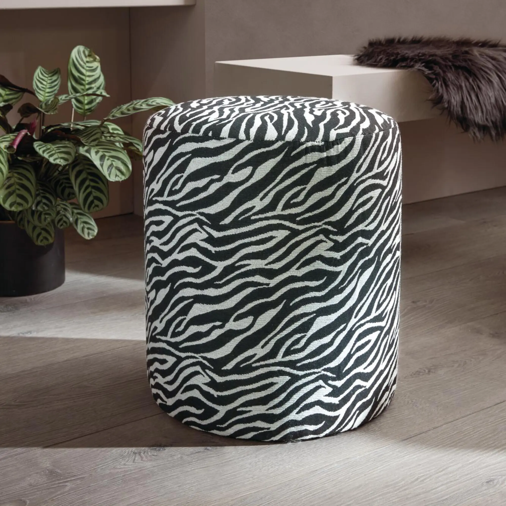 Hocker "Zebra"  im Frank Flechtwaren Online Shop kaufen