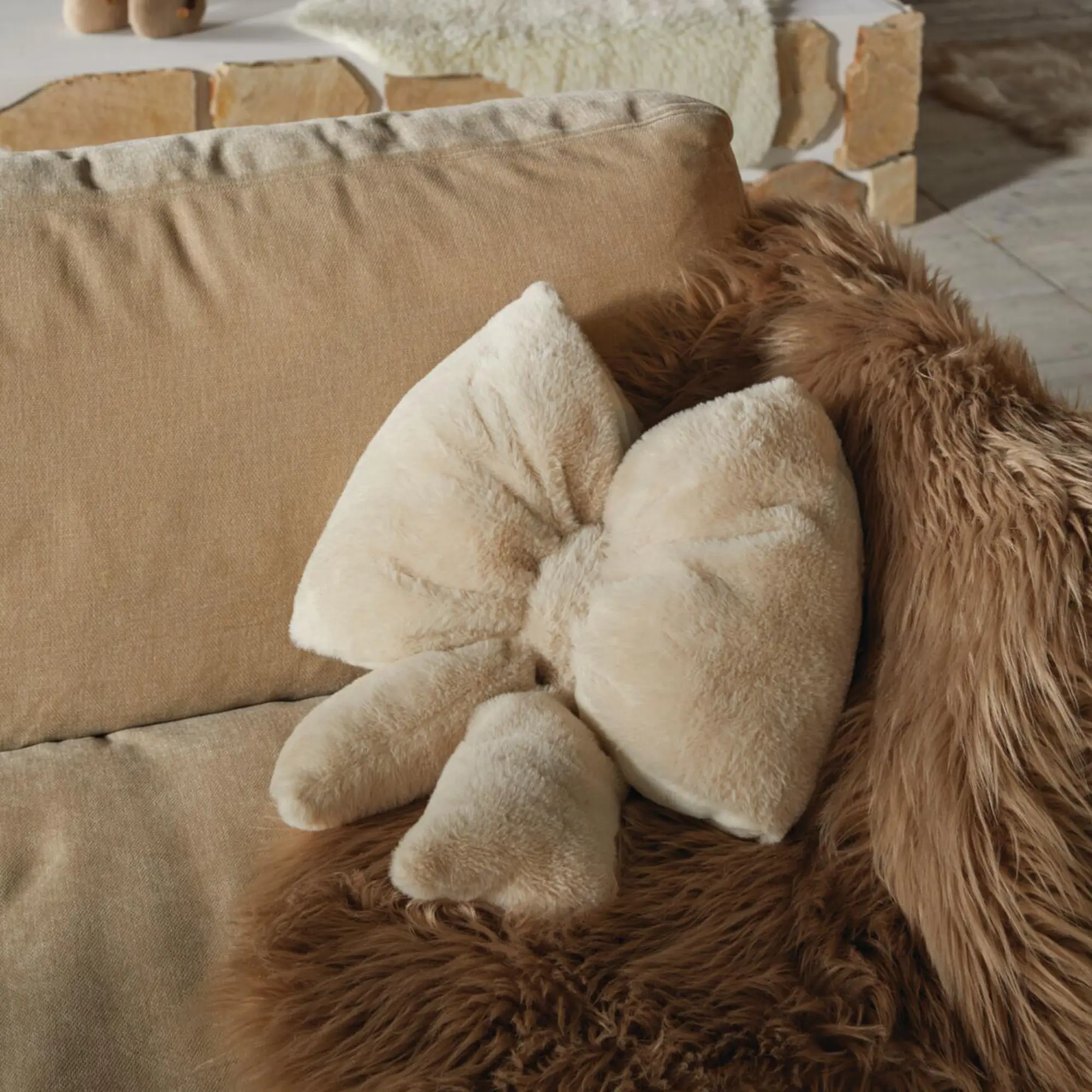 Deko-Schleife "Kuschelzart"  im Frank Flechtwaren Online Shop kaufen