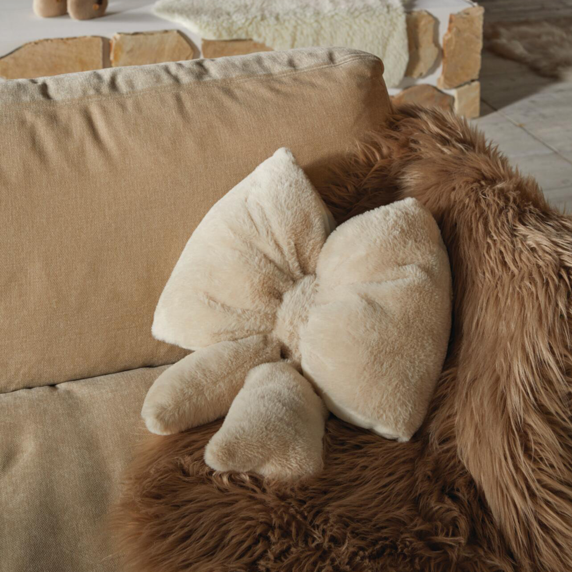Deko-Schleife "Kuschelzart"  im Frank Flechtwaren Online Shop kaufen