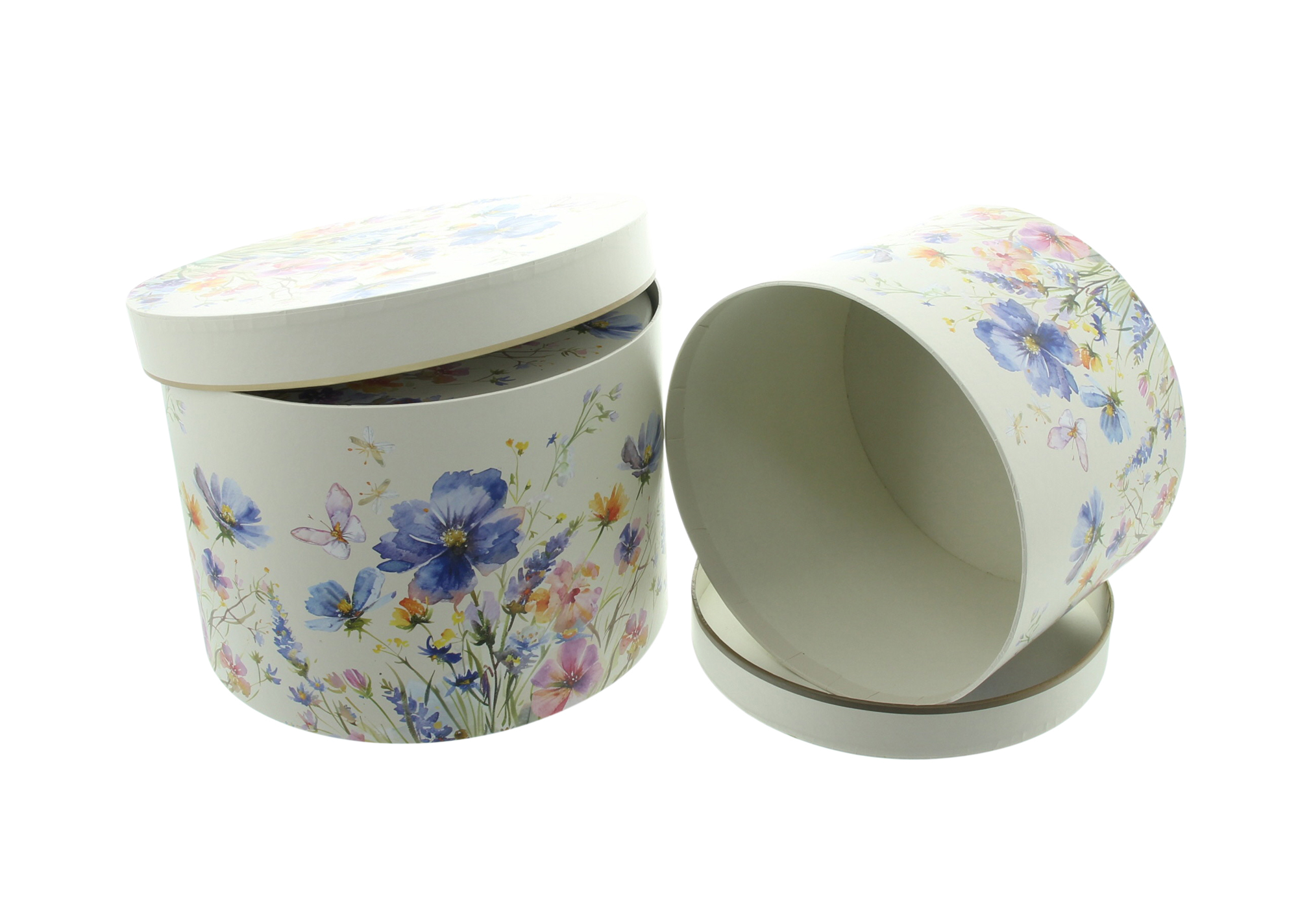 Geschenkbox "Blumenwiese", 3er Set  im Frank Flechtwaren Online Shop für Geschenktaschen kaufen