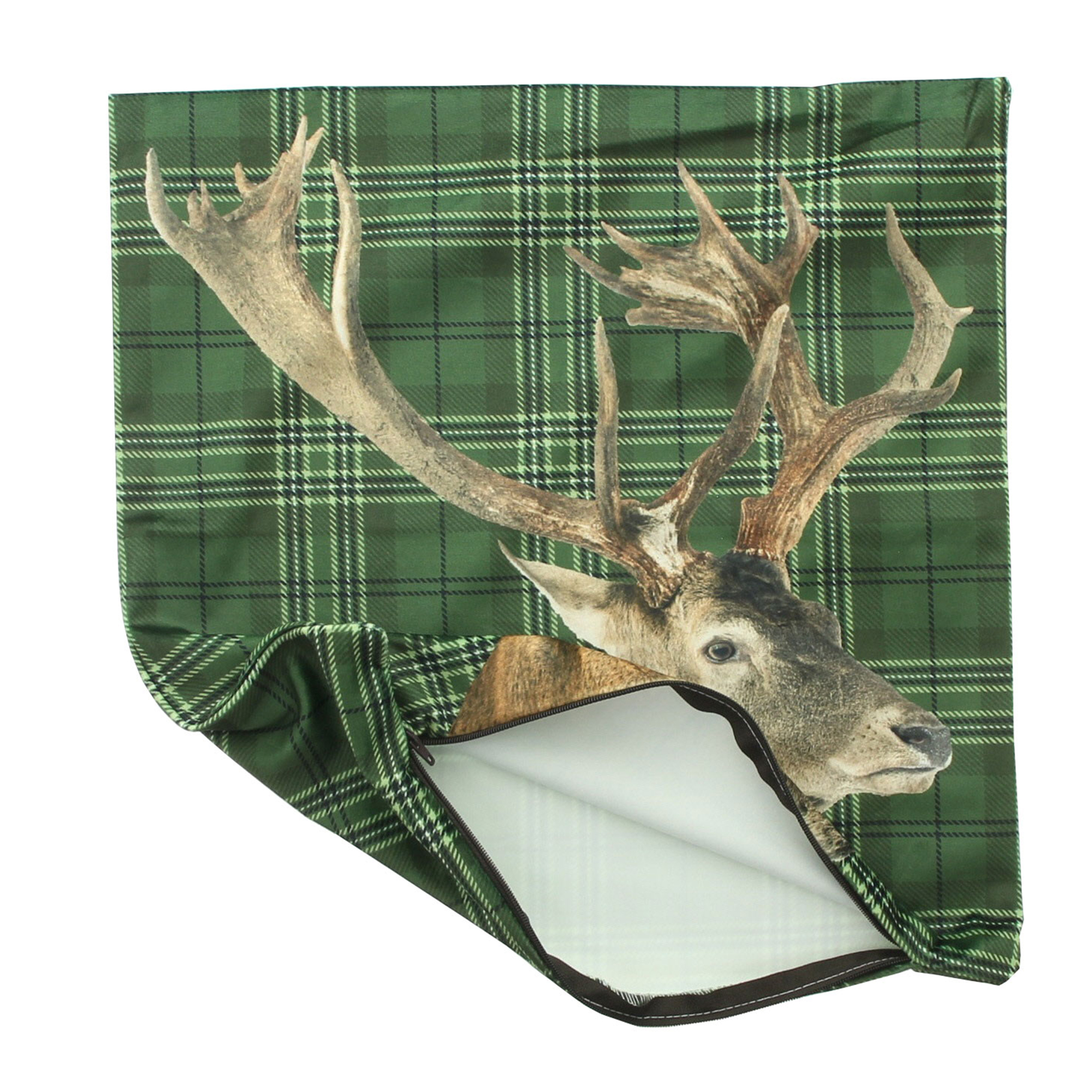 Kissenhülle "Cervo", grün  im Frank Flechtwaren Online Shop für Kissenhüllen kaufen