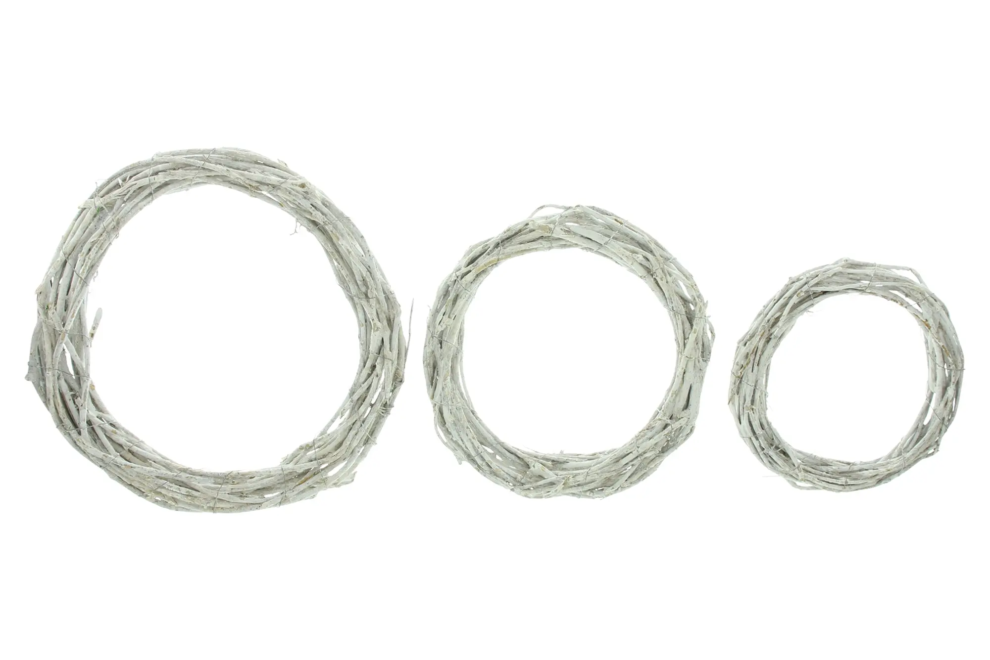 Kranz "White", 3er Set  im Frank Flechtwaren Online Shop kaufen
