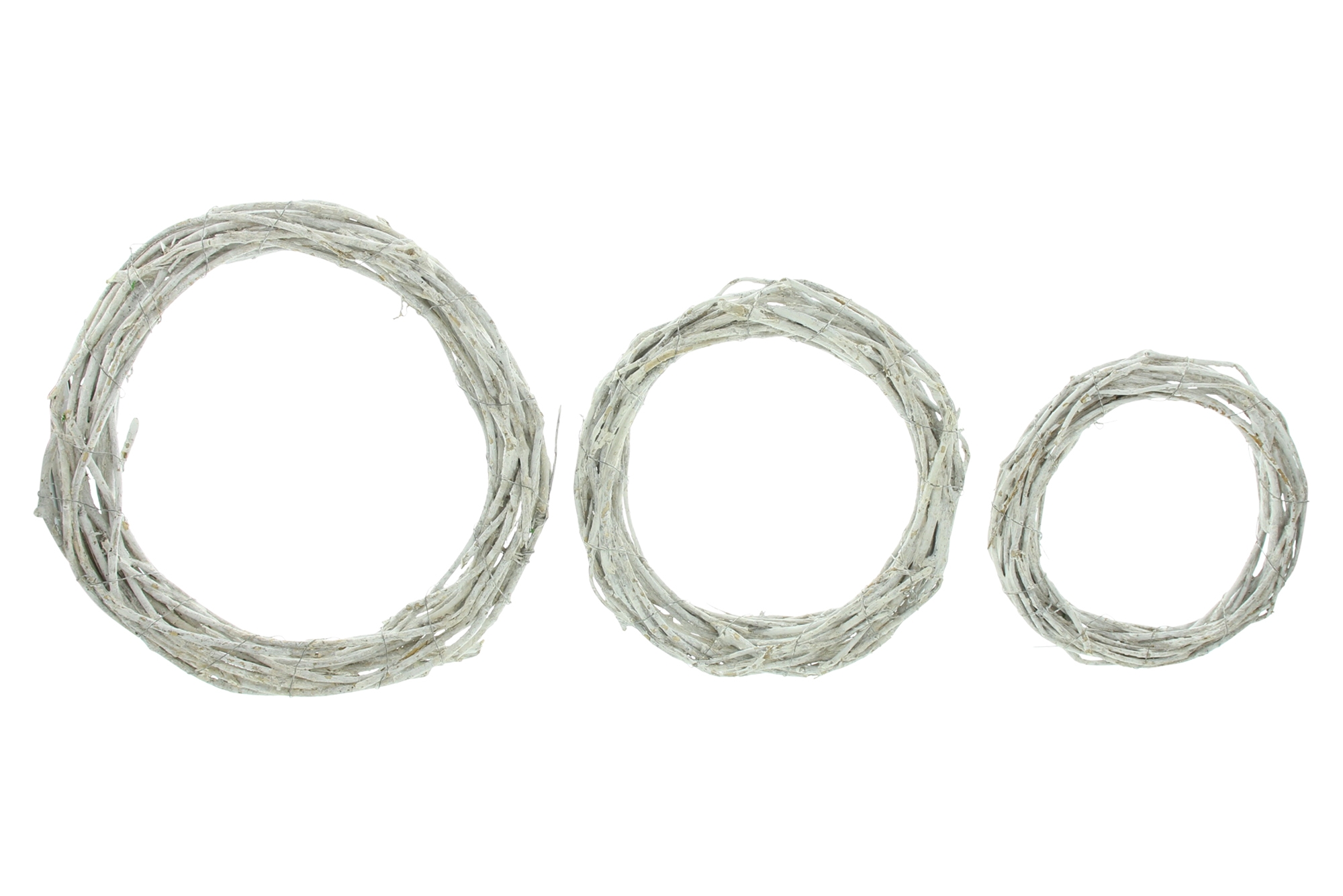Kranz "White", 3er Set  im Frank Flechtwaren Online Shop kaufen
