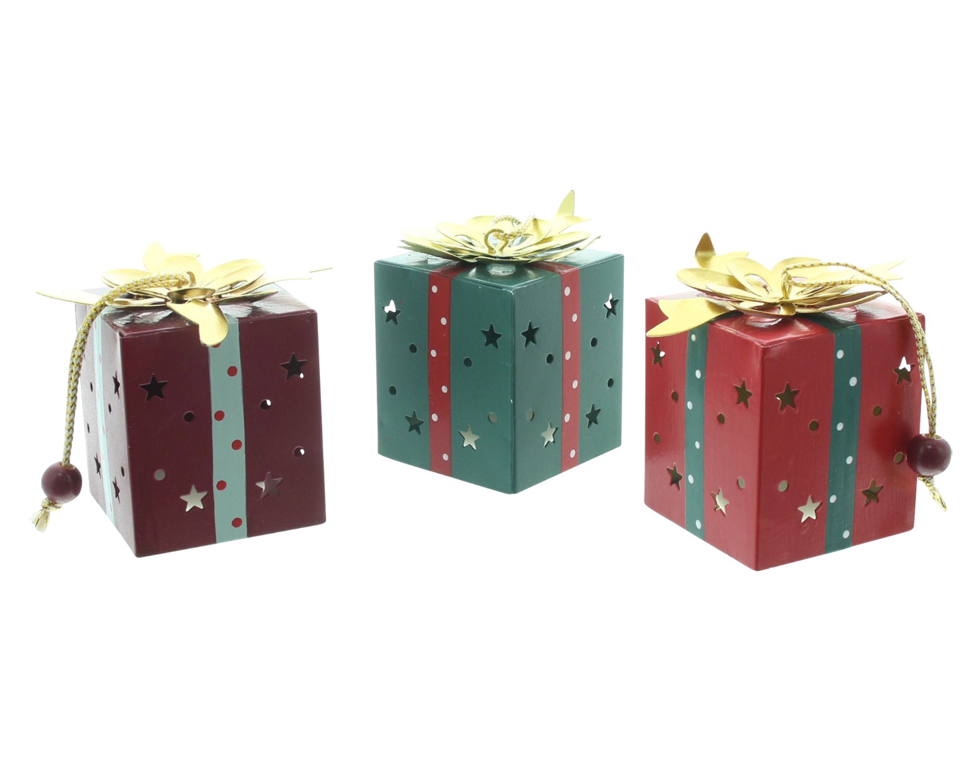 LED-Hänger "Geschenk", 3er Set  im Frank Flechtwaren Online Shop für Dekohänger  kaufen