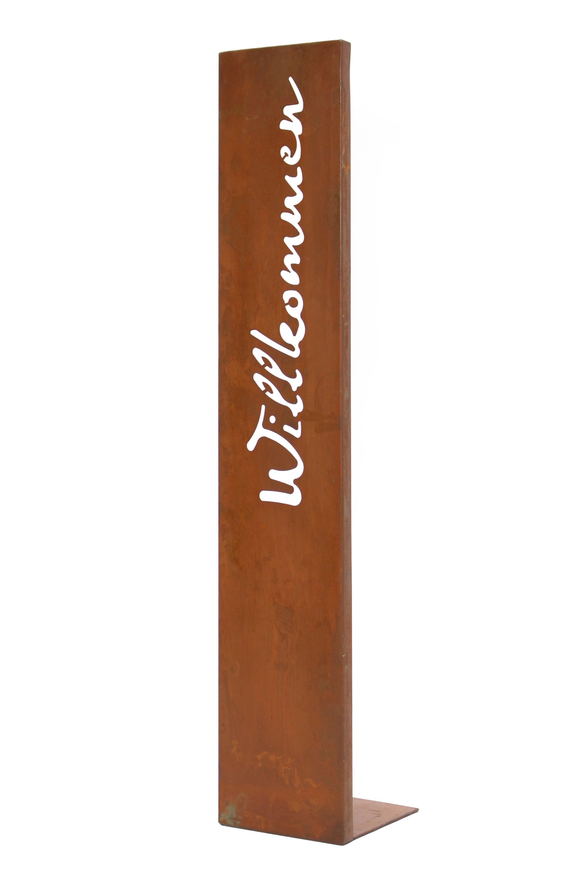 Standschild "Willkommen" im Frank Flechtwaren Online Shop für Herbst kaufen Standschild "Willkommen" im Frank Flechtwaren Online Shop für Herbst kaufen