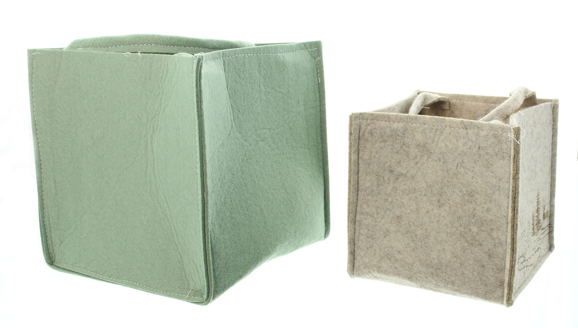 Tasche "Winterwald", 2er Set, B-Ware  im Frank Flechtwaren Online Shop kaufen