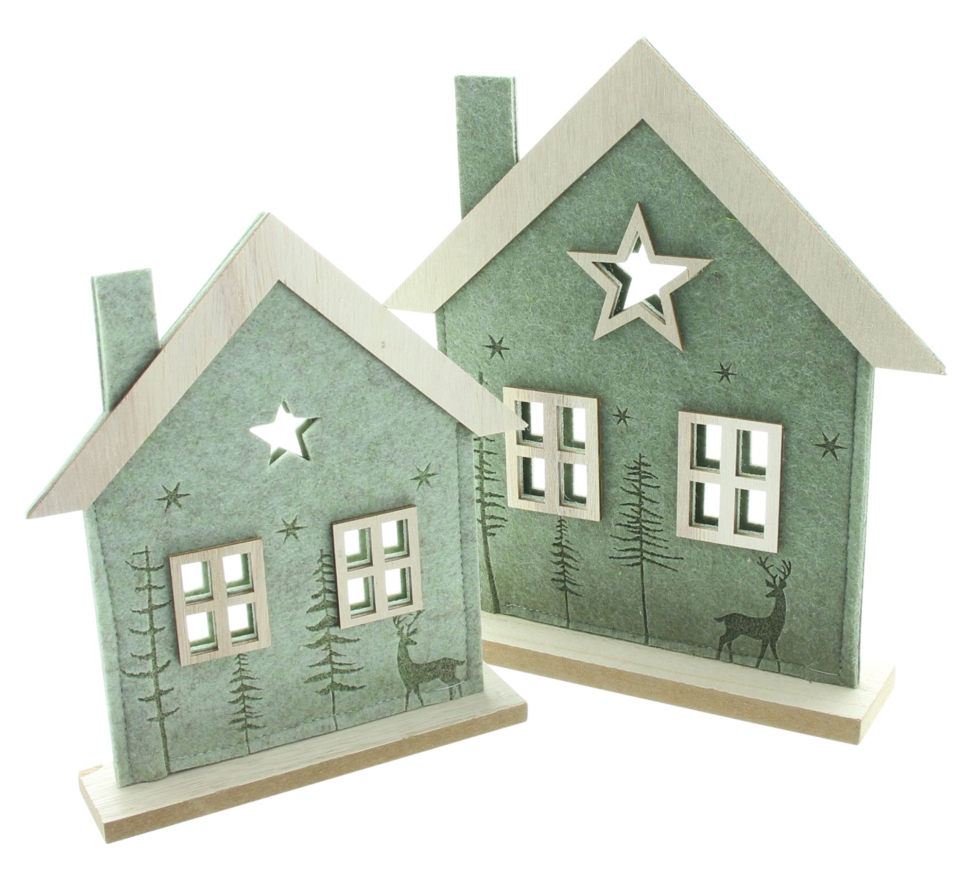 Haus "Wald-Idylle", 2er Set im Frank Flechtwaren Online Shop für Herbst kaufen Haus "Wald-Idylle", 2er Set im Frank Flechtwaren Online Shop für Herbst kaufen
