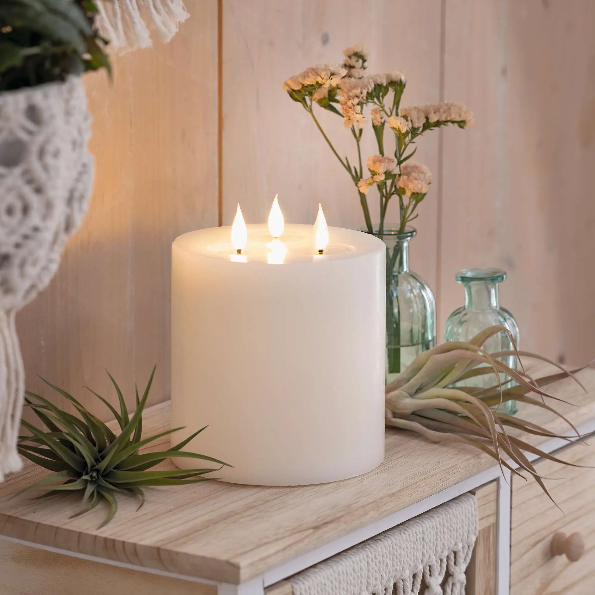 3-Docht-Kerze "Classic"  im Frank Flechtwaren Online Shop kaufen