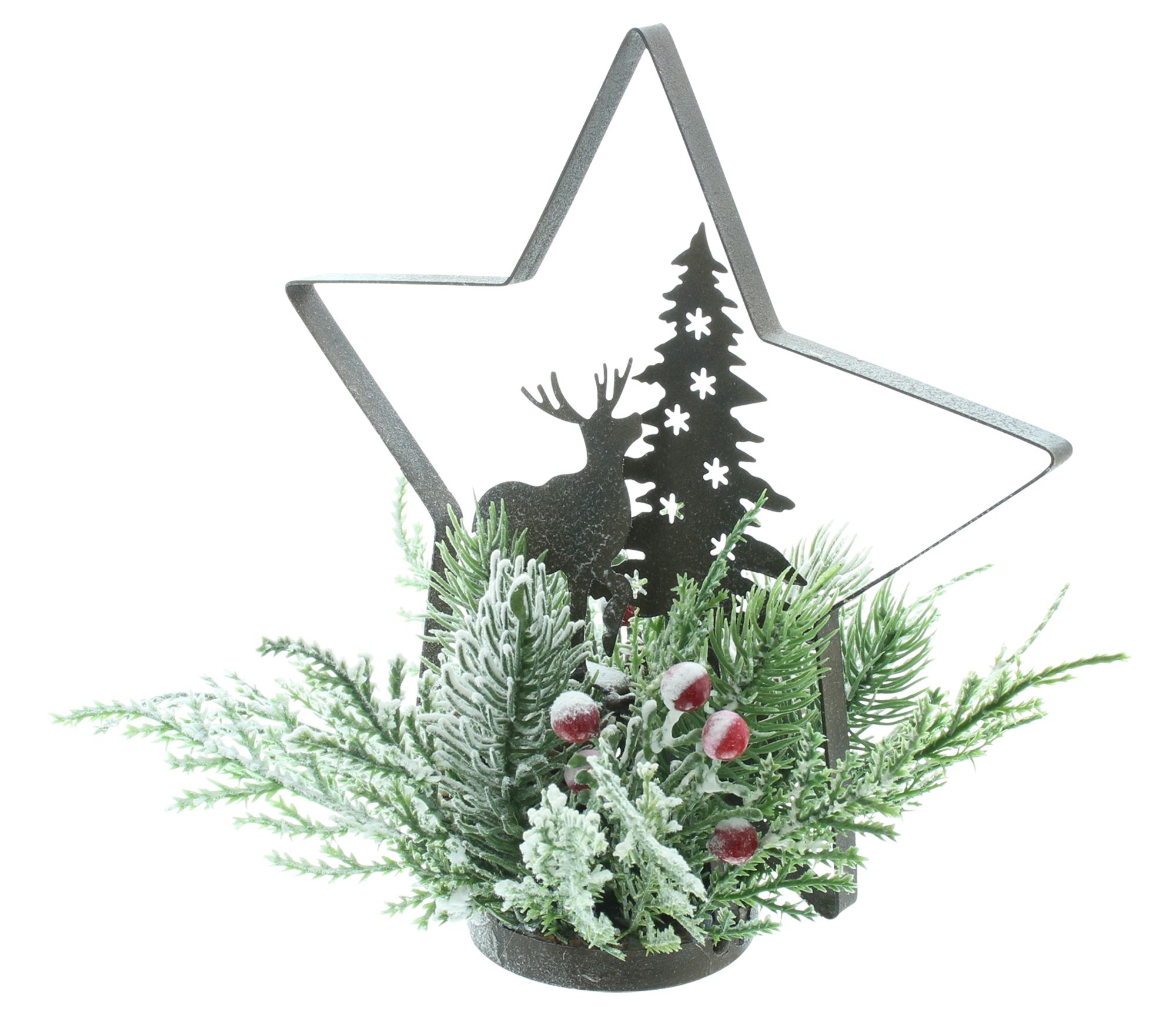 Stern "Hirsch & Tanne" im Frank Flechtwaren Online Shop für Weihnachten kaufen Stern "Hirsch & Tanne" im Frank Flechtwaren Online Shop für Weihnachten kaufen