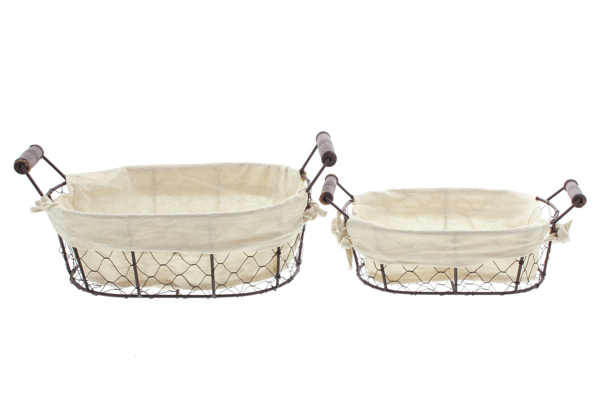 Füllkorb "Metall", 2er Set im Frank Flechtwaren Online Shop für Küche kaufen Füllkorb "Metall", 2er Set im Frank Flechtwaren Online Shop für Küche kaufen