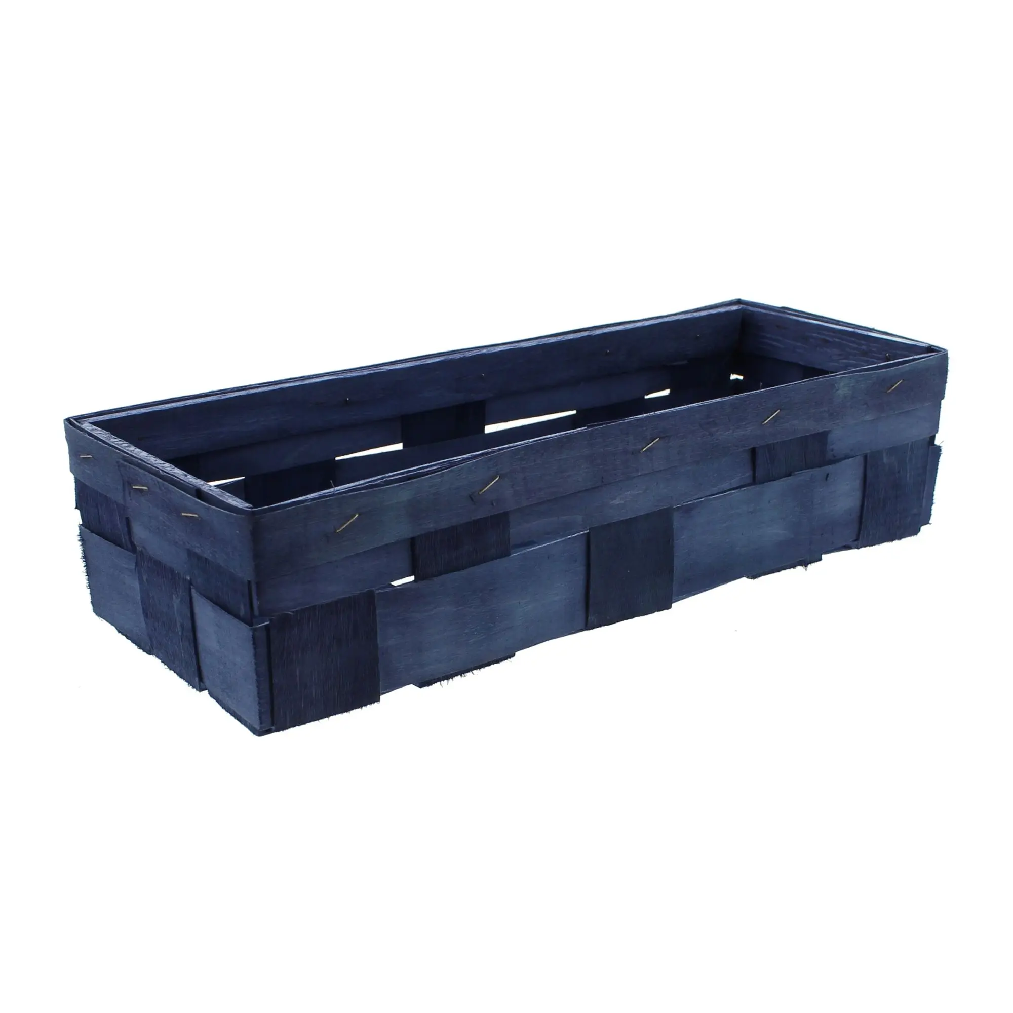 Schale "Gefärbt", blau  im Frank Flechtwaren Online Shop für Spankörbe kaufen