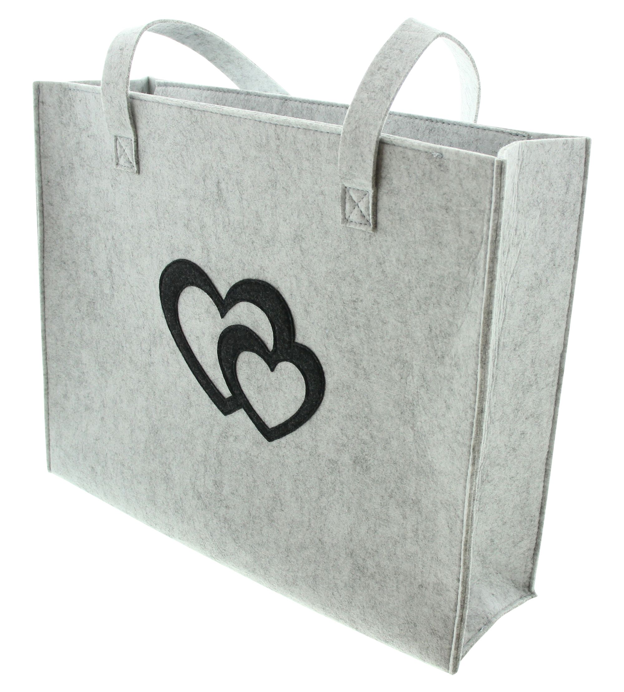 Filztasche "Herzduo" im Frank Flechtwaren Online Shop für Taschen kaufen Filztasche "Herzduo" im Frank Flechtwaren Online Shop für Taschen kaufen