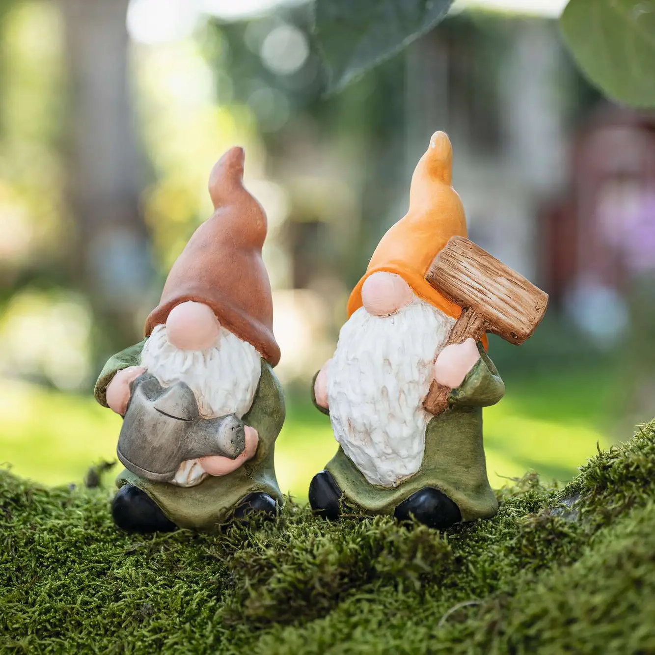 Wichtel "Gartenarbeit", 2er Set  im Frank Flechtwaren Online Shop kaufen