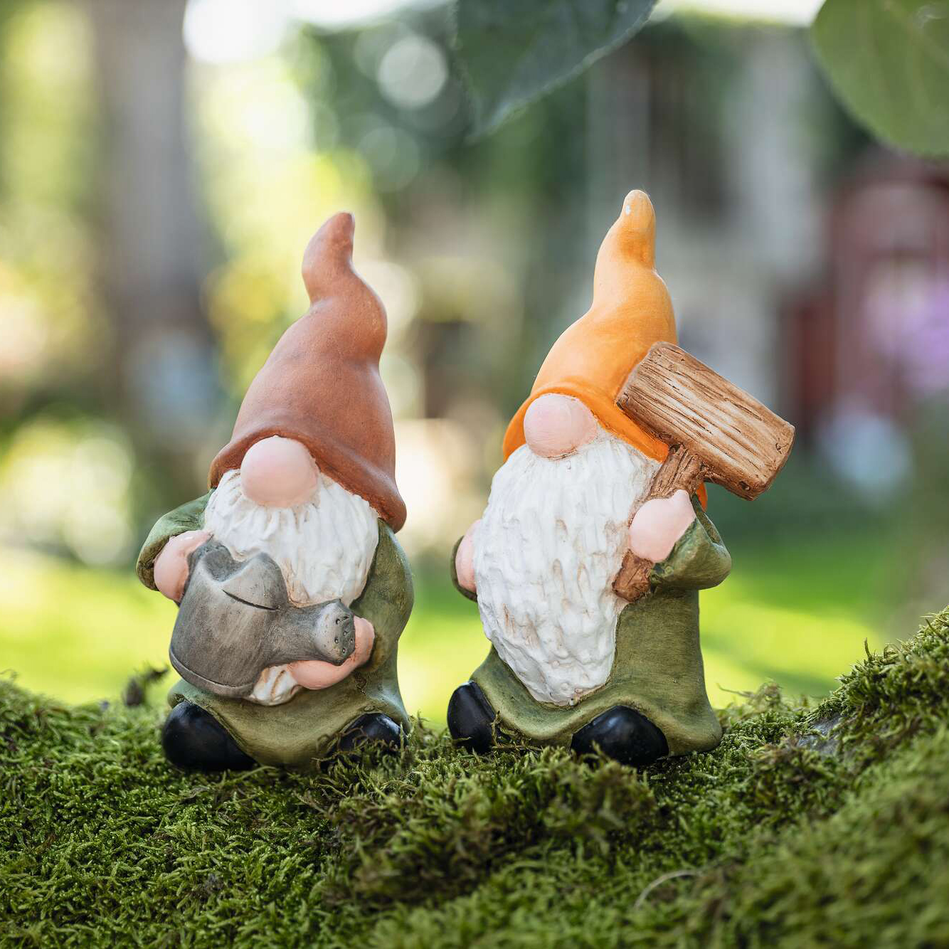 Wichtel "Gartenarbeit", 2er Set  im Frank Flechtwaren Online Shop kaufen