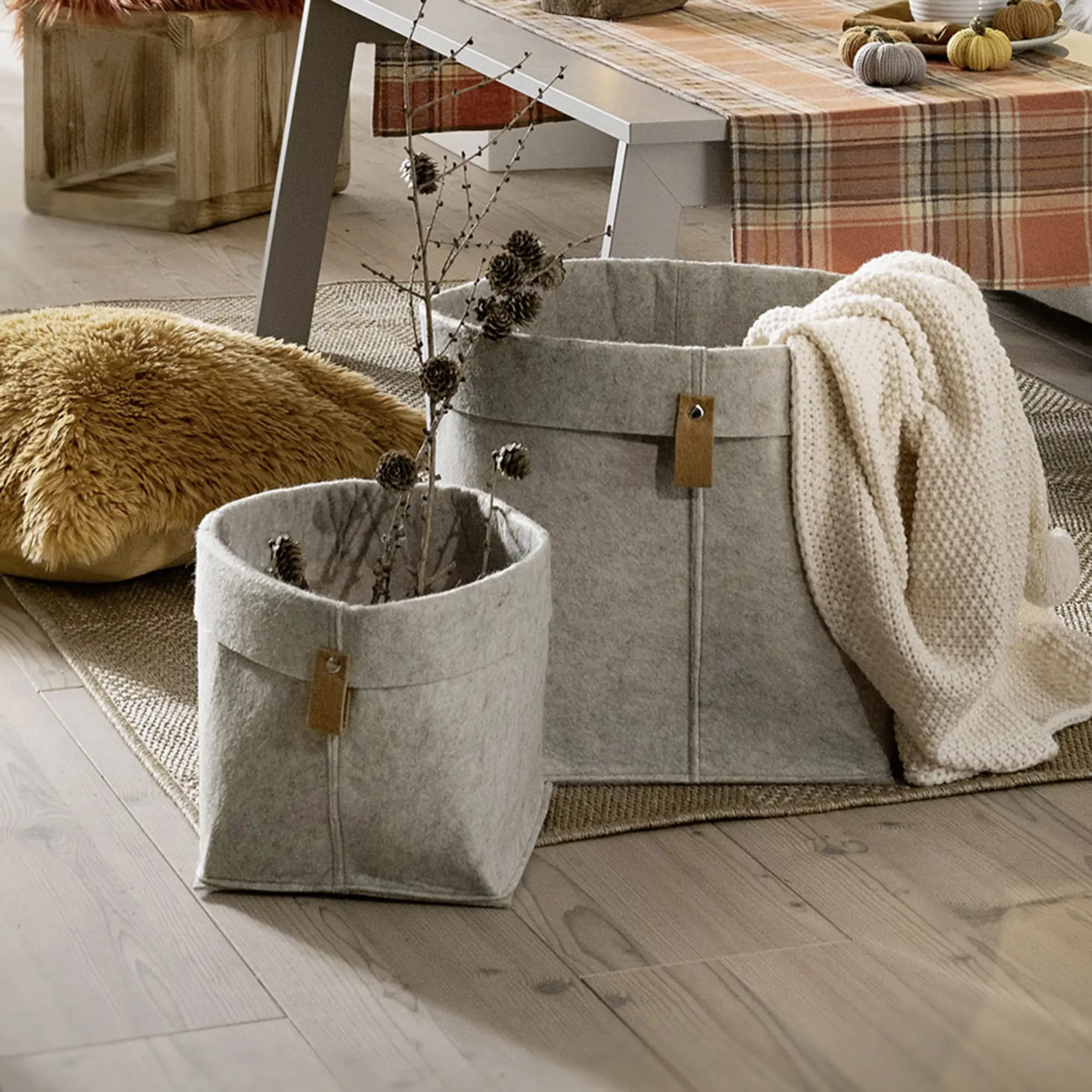 Filztasche "Pure", 2er Set  im Frank Flechtwaren Online Shop kaufen