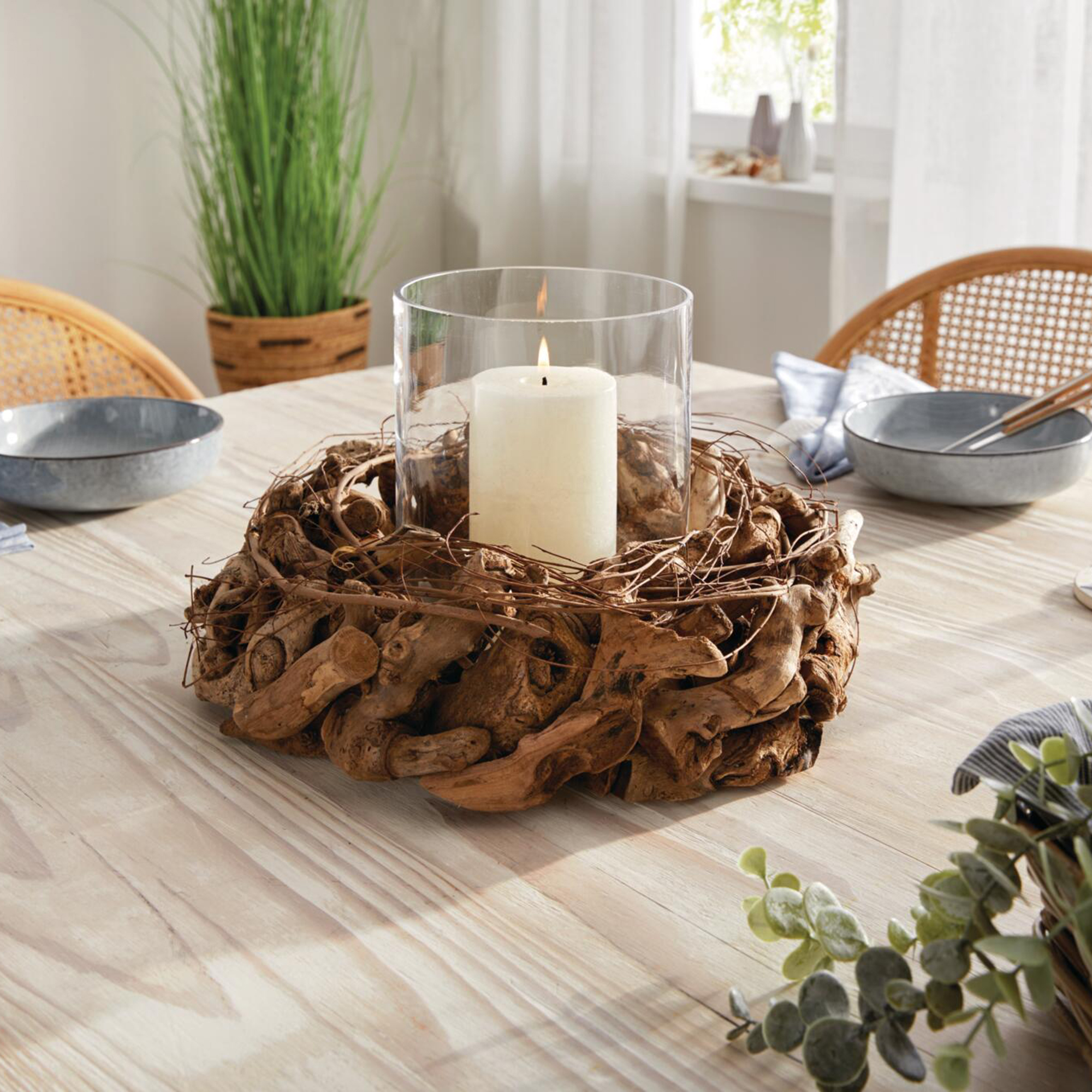 Kranz "Wurzelholz"  im Frank Flechtwaren Online Shop für Kränze kaufen