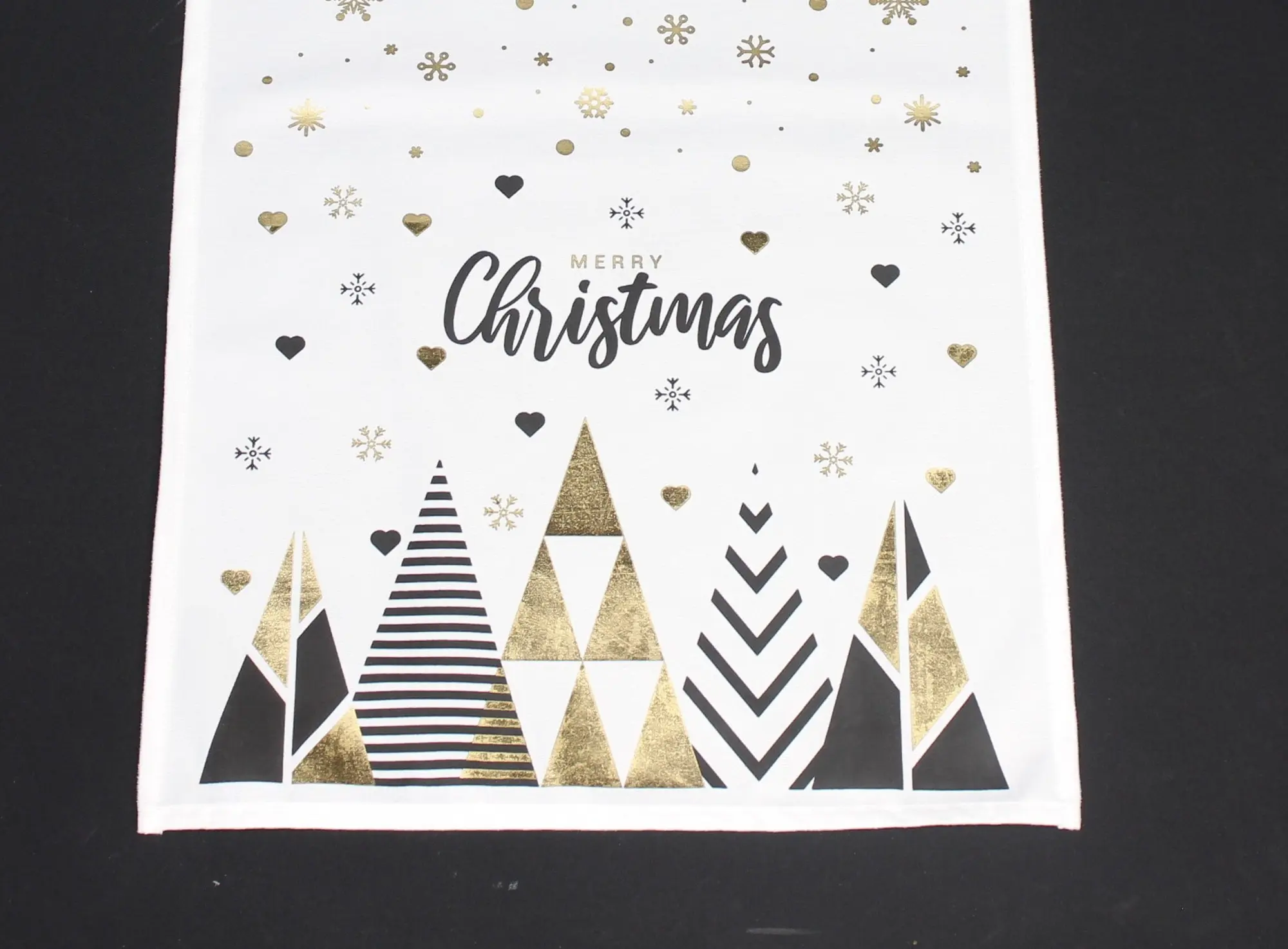 Tischläufer "Black'n'Gold"  im Frank Flechtwaren Online Shop für Tischläufer kaufen