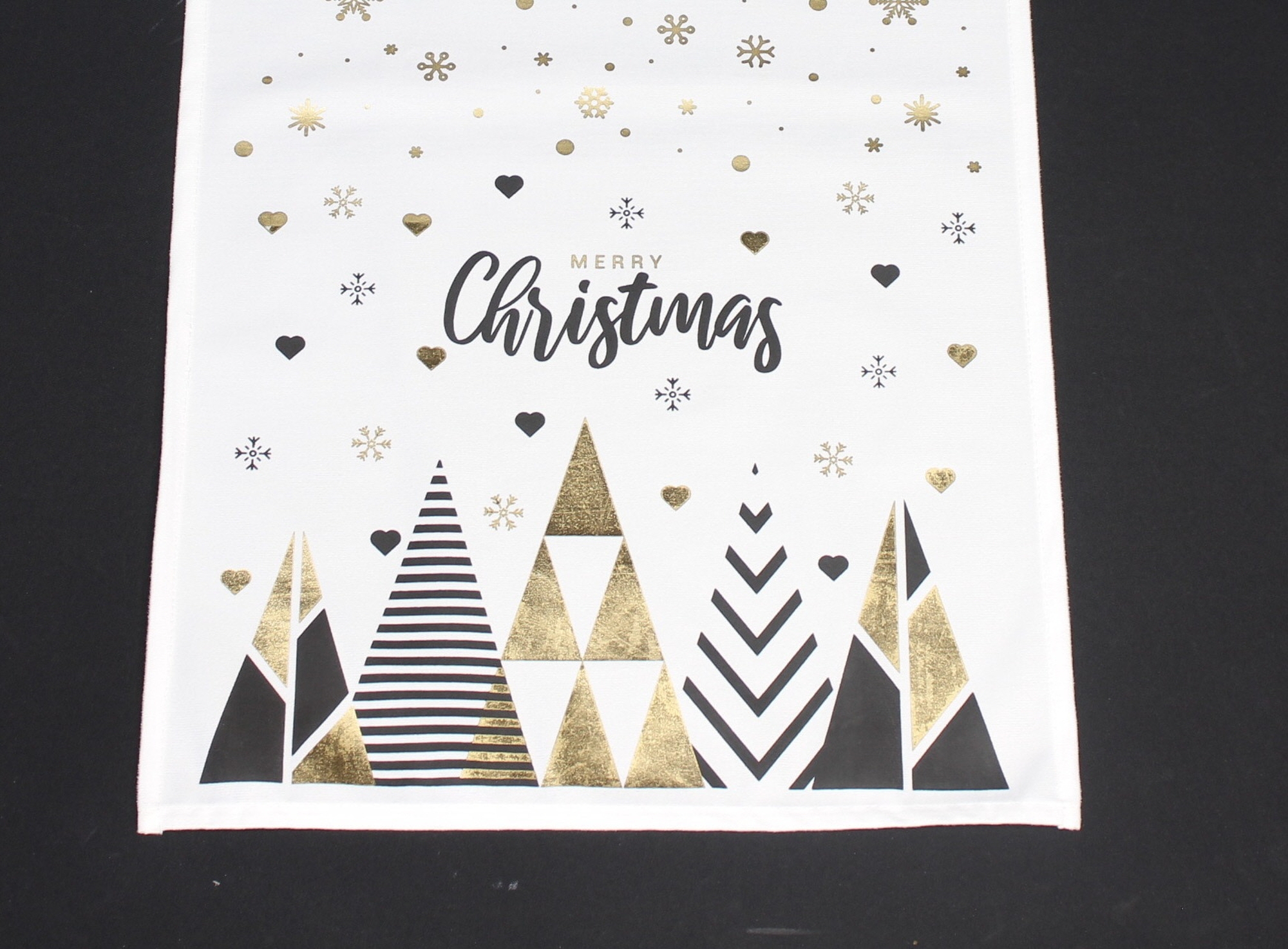 Tischläufer "Black'n'Gold"  im Frank Flechtwaren Online Shop für Tischläufer kaufen