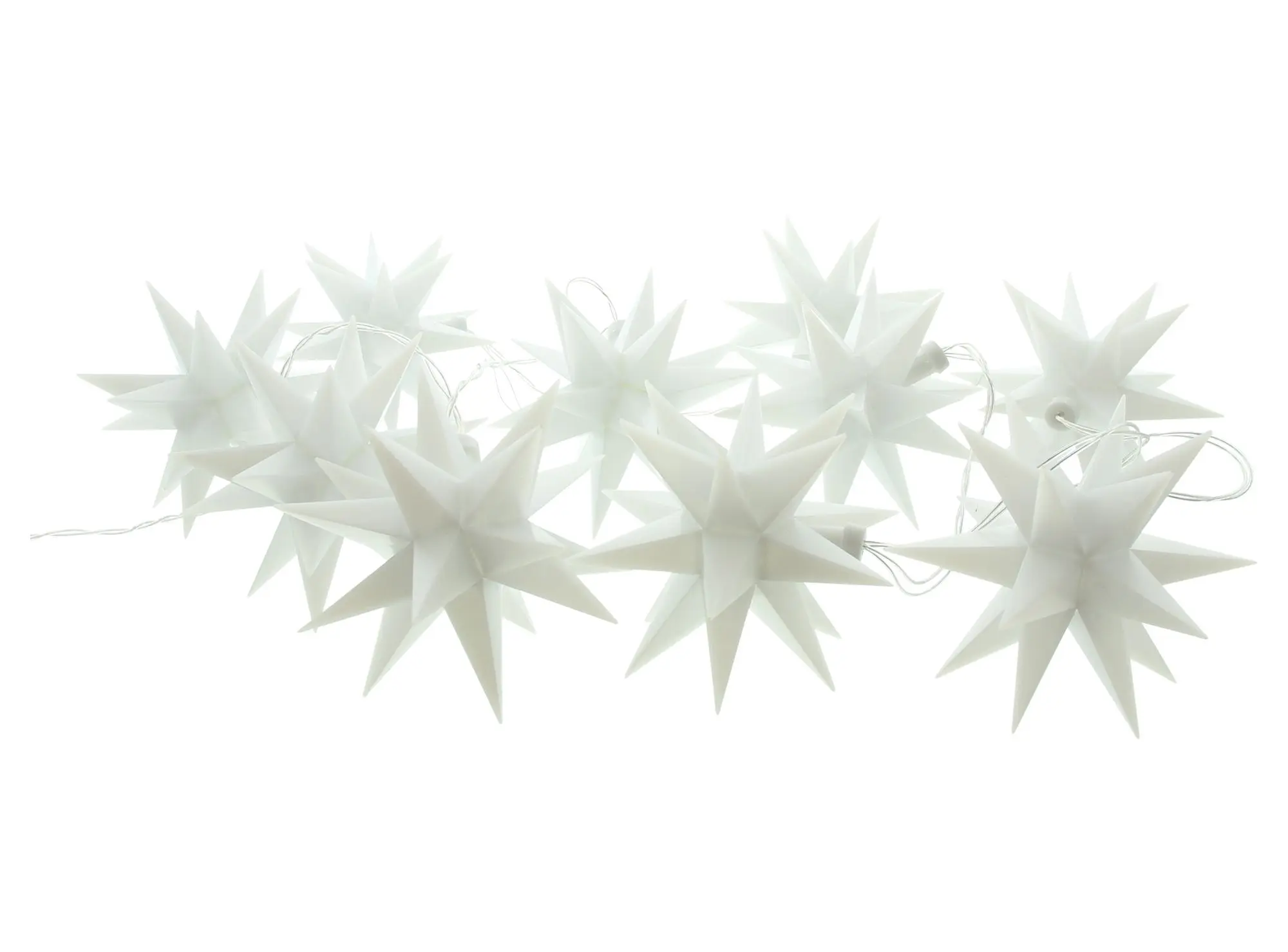 LED-Lichterkette "3D-Sterne"  im Frank Flechtwaren Online Shop für Weihnachten kaufen