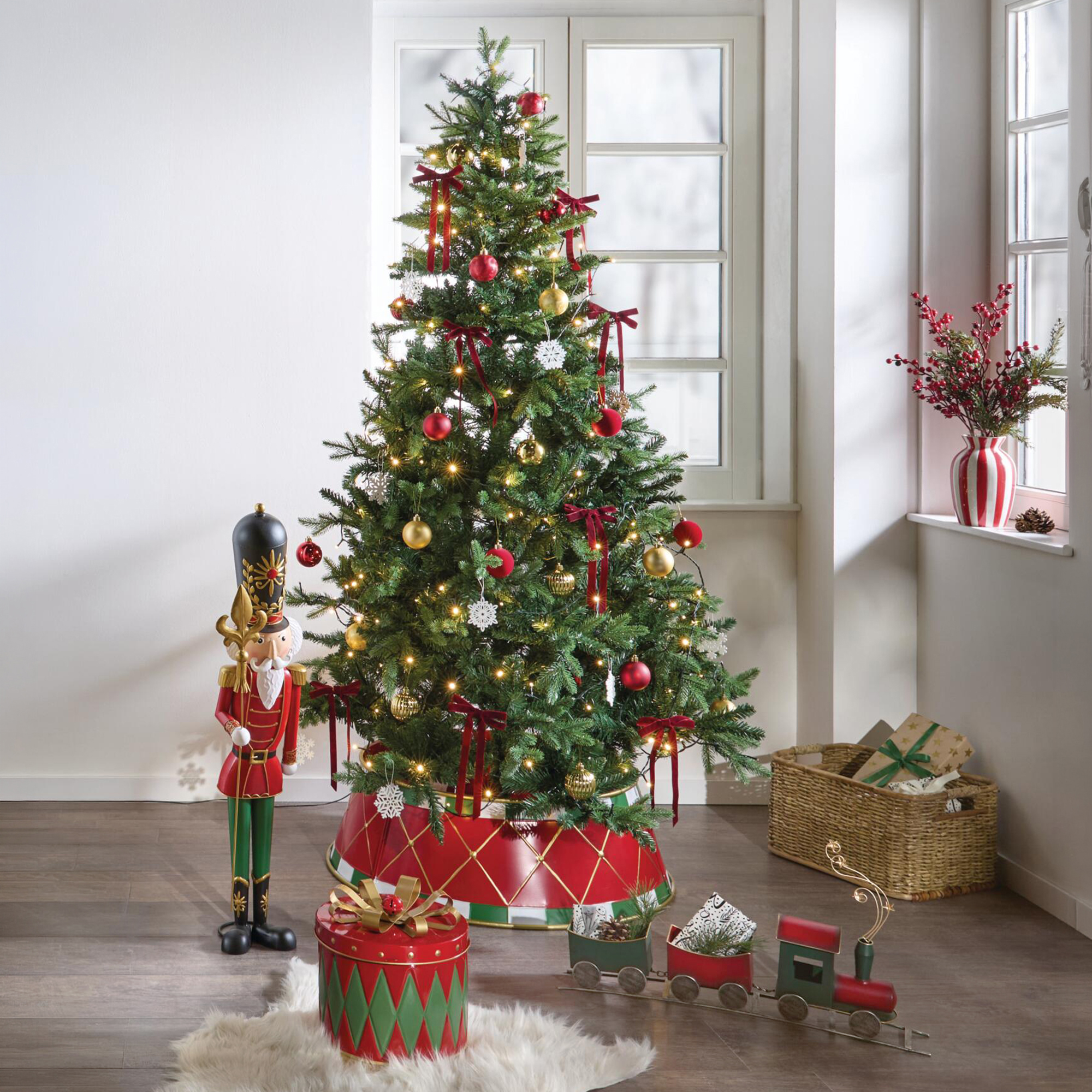 Deko-Zug "Weihnachten"  im Frank Flechtwaren Online Shop für Weihnachtliche Dekofiguren kaufen