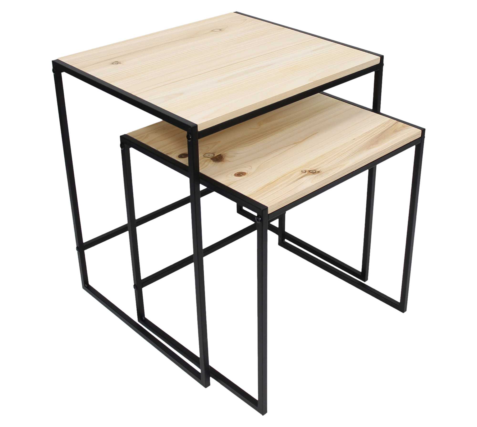 Acheter Lot de 2 tables d'appoint "moderne" dans la boutique en ligne de Frank Flechtwaren pour Noël Acheter Lot de 2 tables d'appoint "moderne" dans la boutique en ligne de Frank Flechtwaren pour Noël